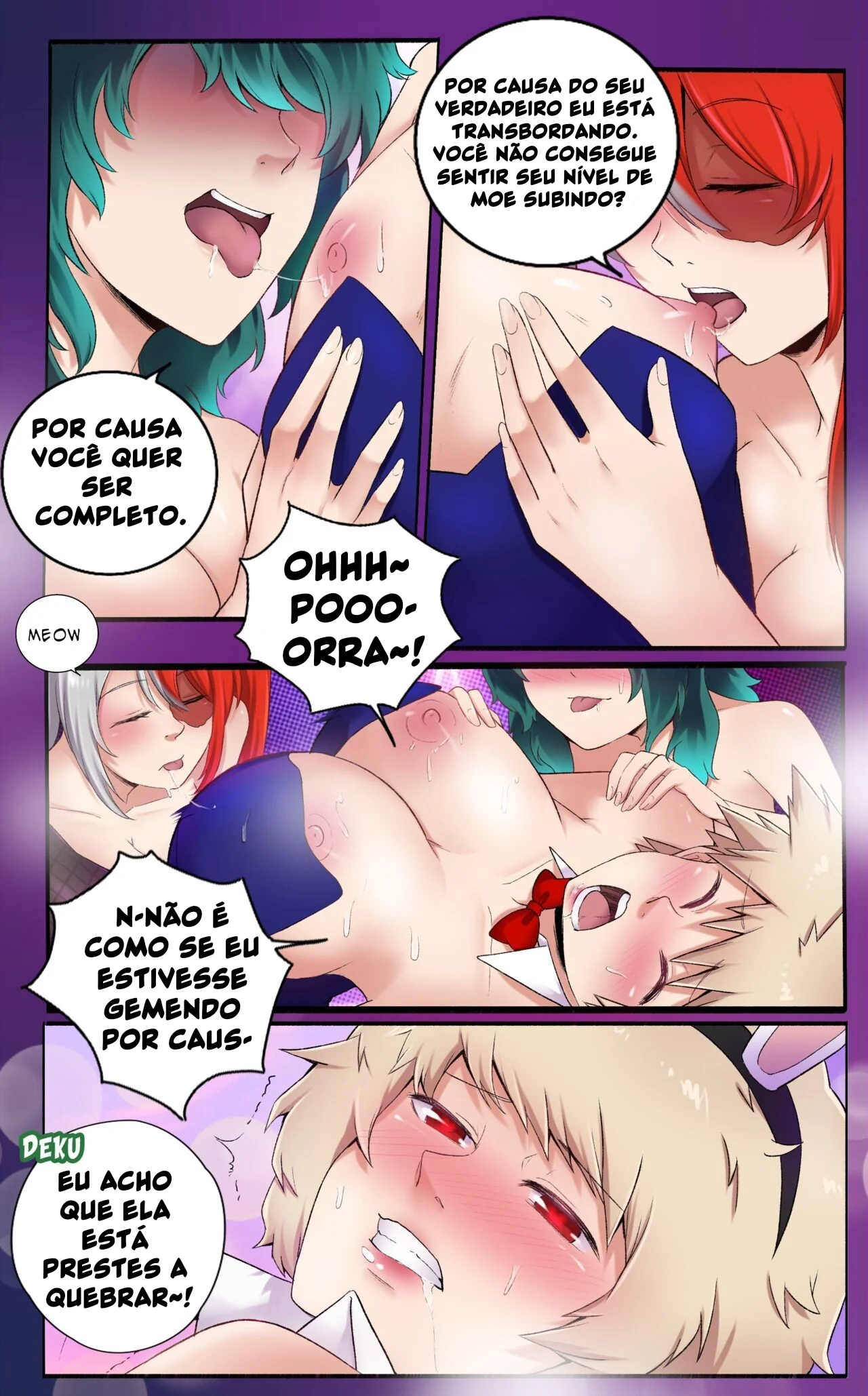 Hentai de Boku no Hero com Midoriya e Bakugou