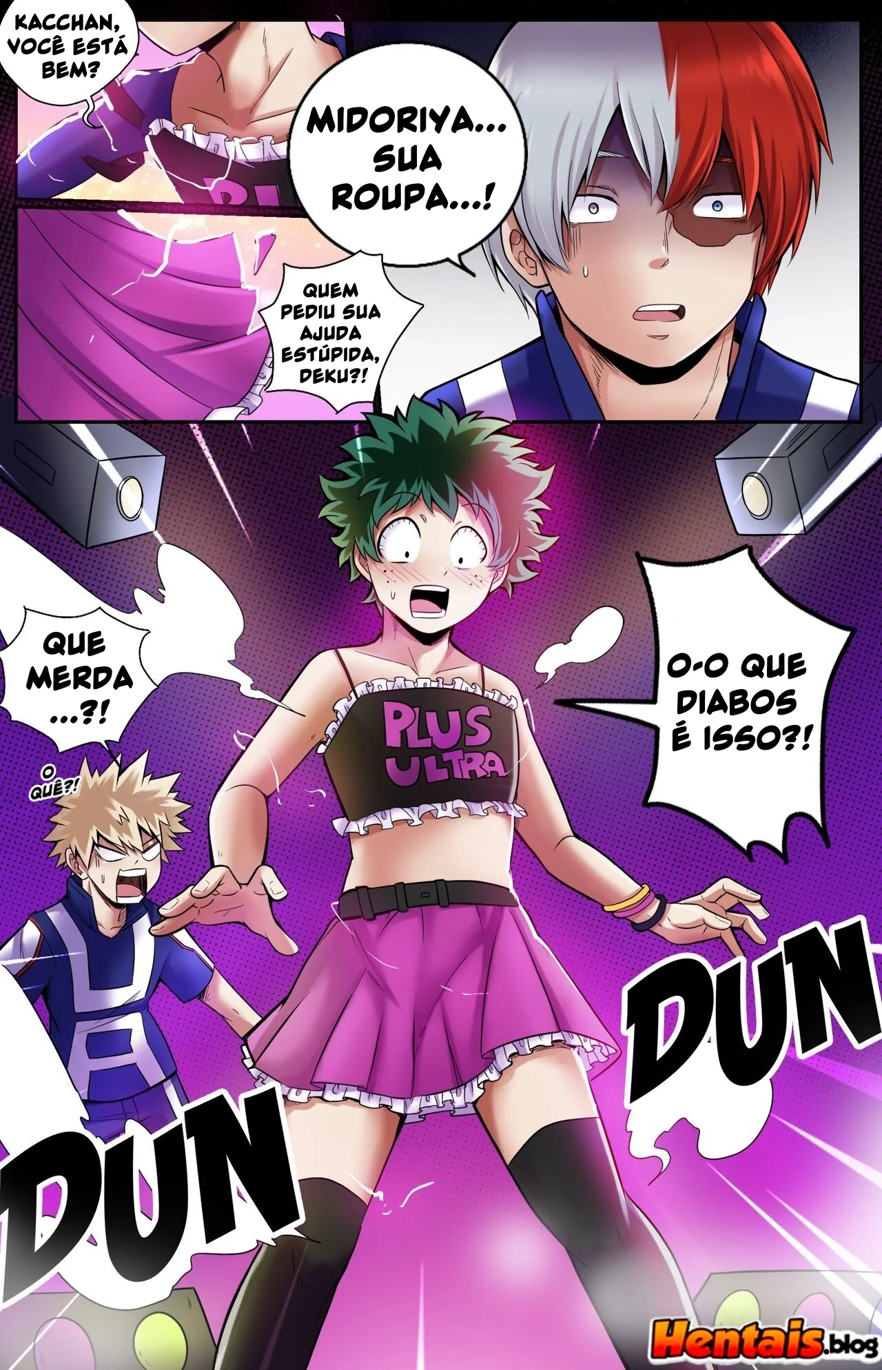 Hentai de Boku no Hero com Midoriya e Bakugou