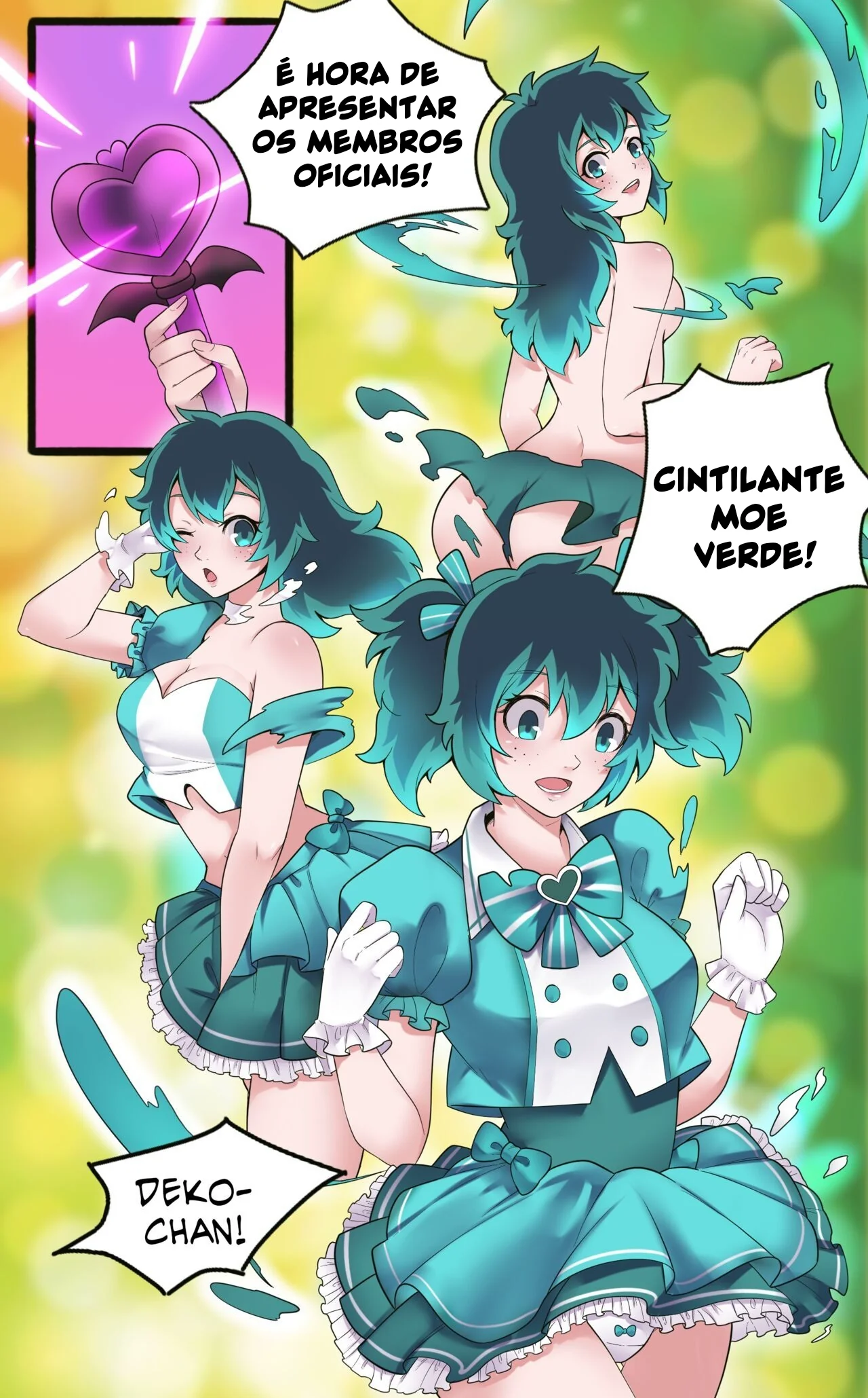 Hentai de Boku no Hero com Midoriya e Bakugou