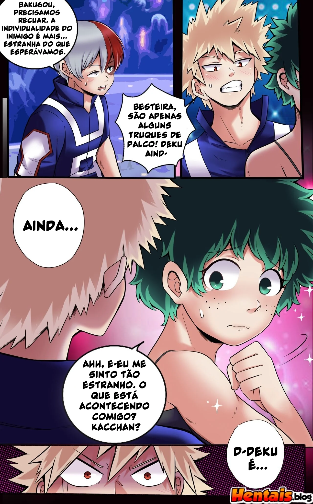 Hentai de Boku no Hero com Midoriya e Bakugou