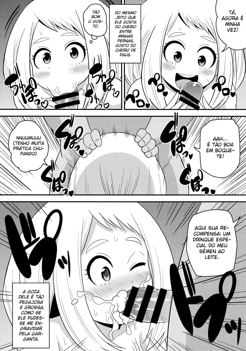 Boku no Hero Hentai: Uraraka Piranha Fodendo Por Dinheiro em HQ Brasileiro