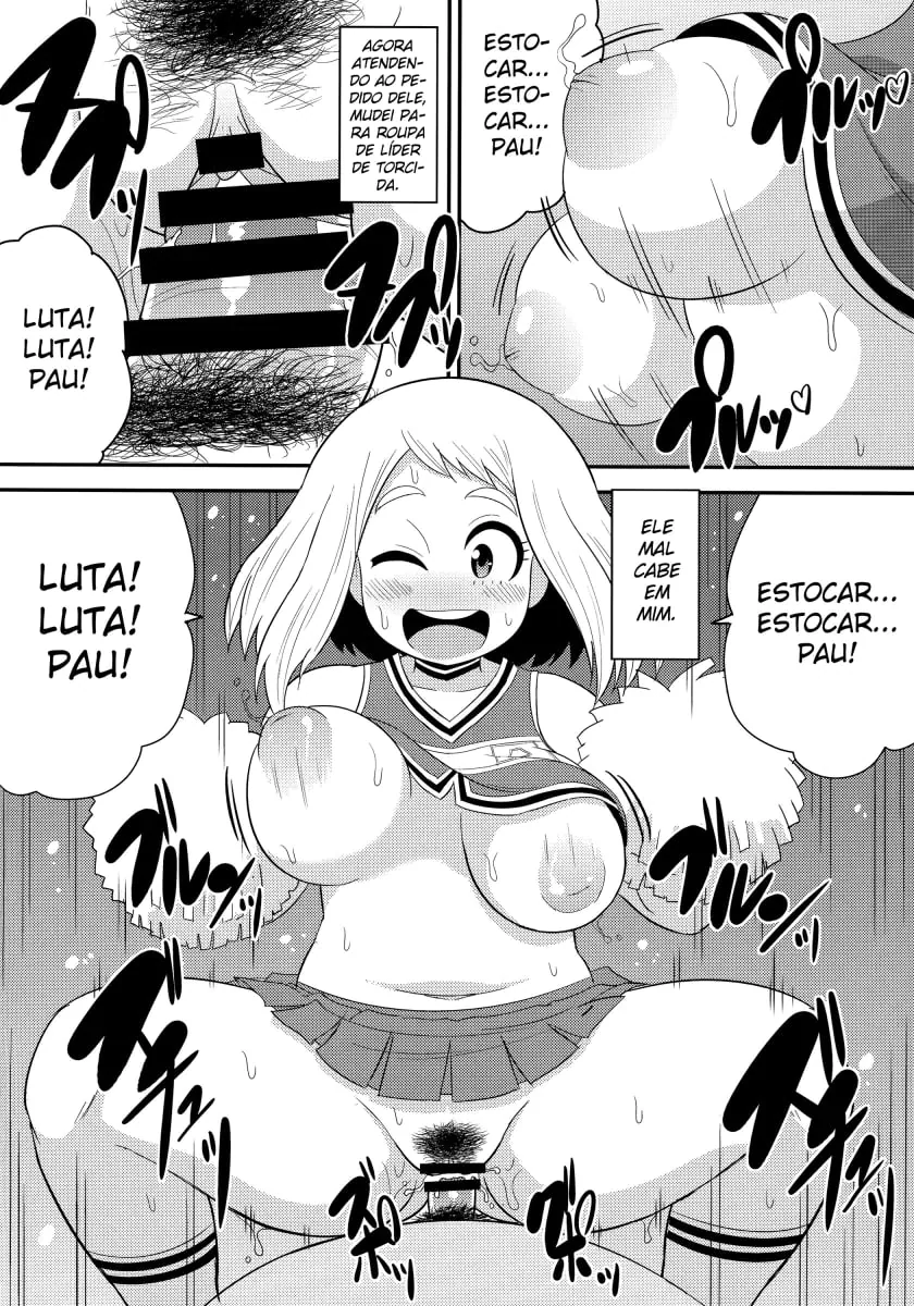 Boku no Hero Hentai: Uraraka Piranha Fodendo Por Dinheiro em HQ Brasileiro
