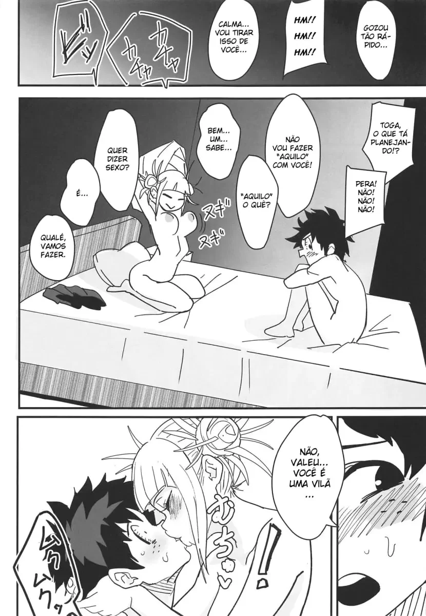 Boku no Hero – Midoriya e Himiko Toga em uma batalha sexual alucinante em Hentai HQ Brasileiro!