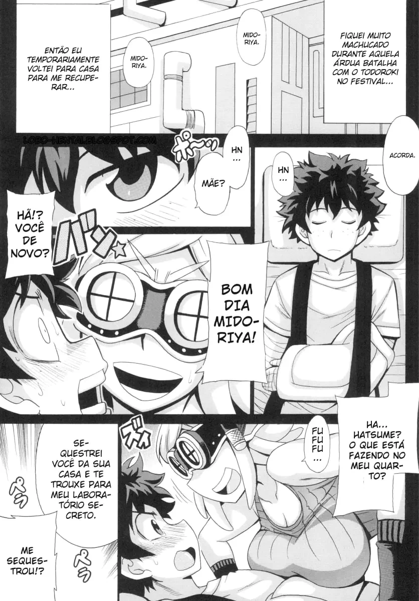 Boku no Hero – Midorya recebe um tratamento especial da piranha Hatsume em Hentai HQ Brasileiro