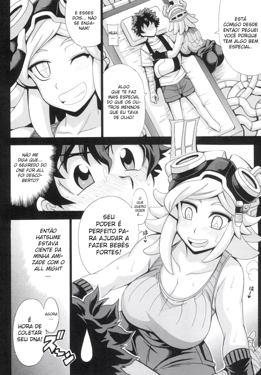 Boku no Hero – Midorya recebe um tratamento especial da piranha Hatsume em Hentai HQ Brasileiro