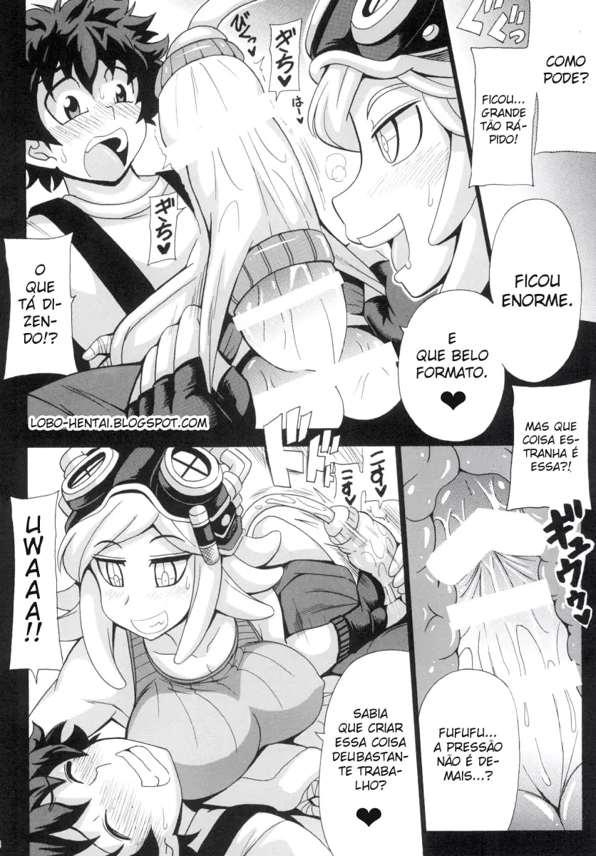 Boku no Hero – Midorya recebe um tratamento especial da piranha Hatsume em Hentai HQ Brasileiro
