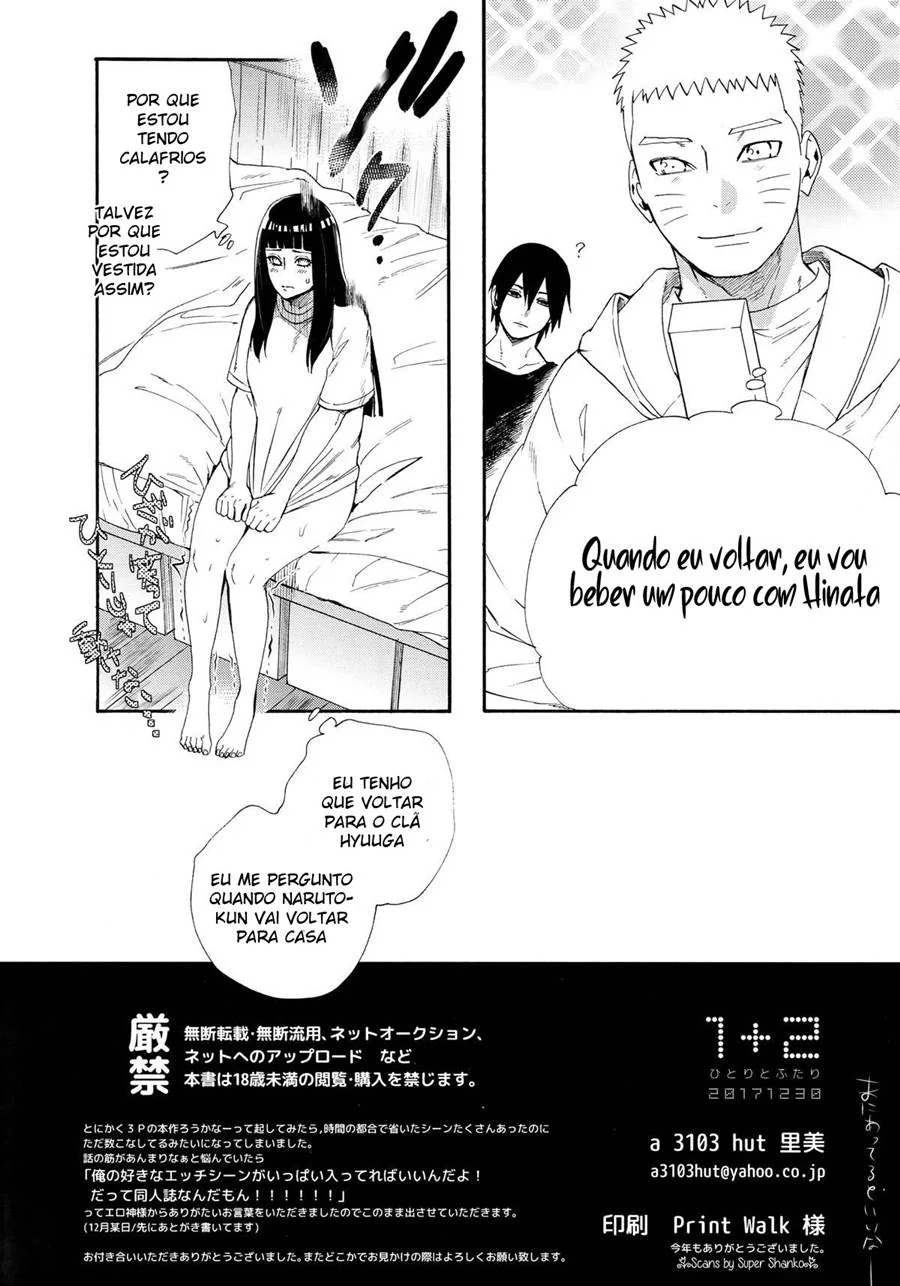 Naruto Clonado: Orgia com Hinata e seus Peitões em HQ Brasileiro