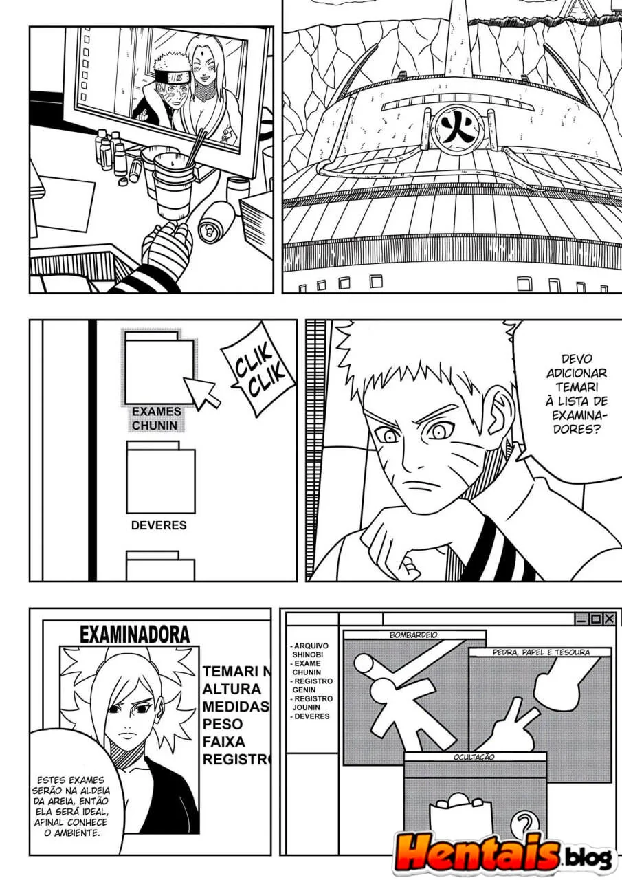 Boruto Hentai: As Memorias de Temari – Naruto Fodendo a Piranha da Temari em Hentai HQ Brasileiro