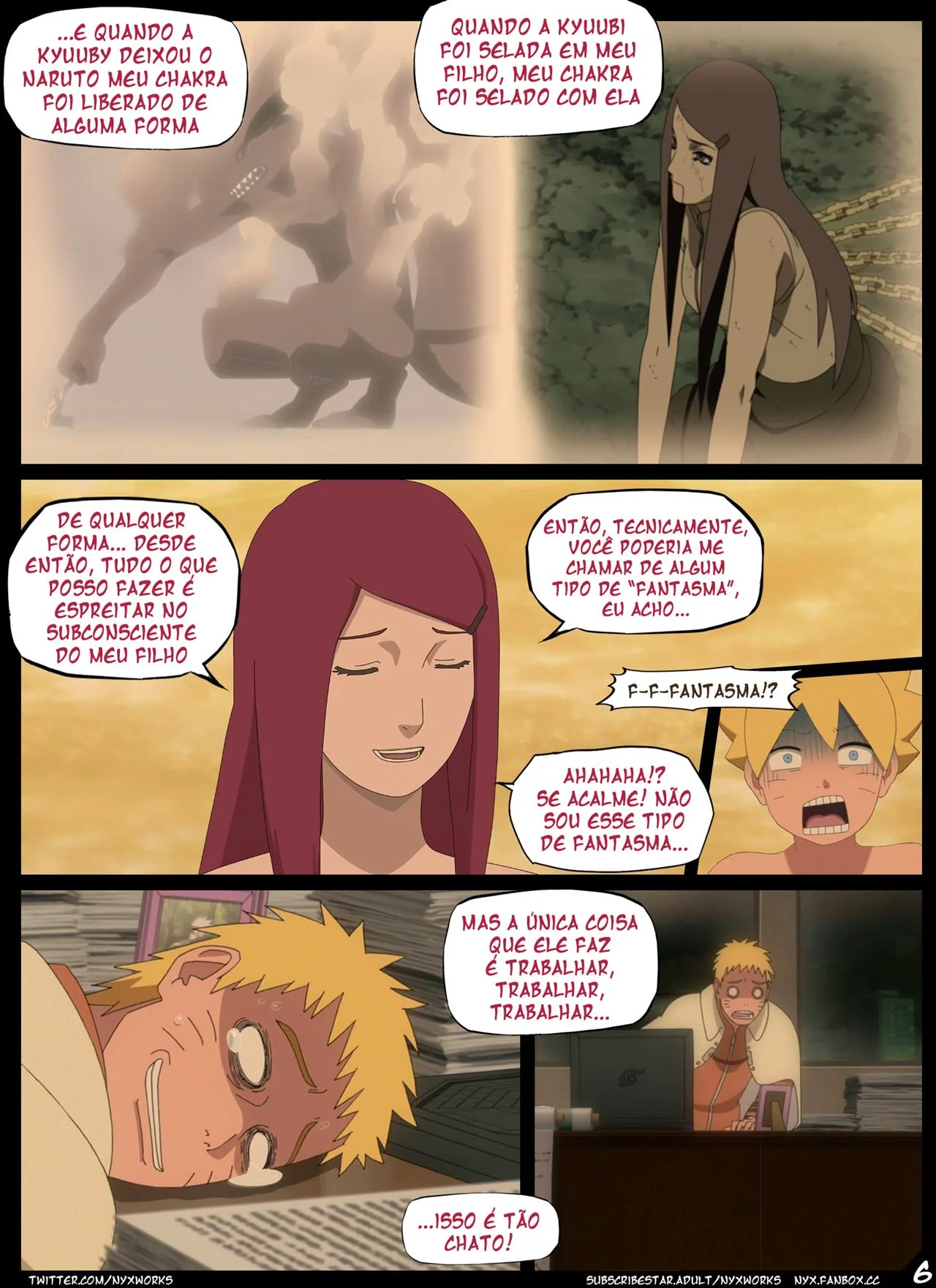 A Mamãe Kushina é uma Putinha Safada