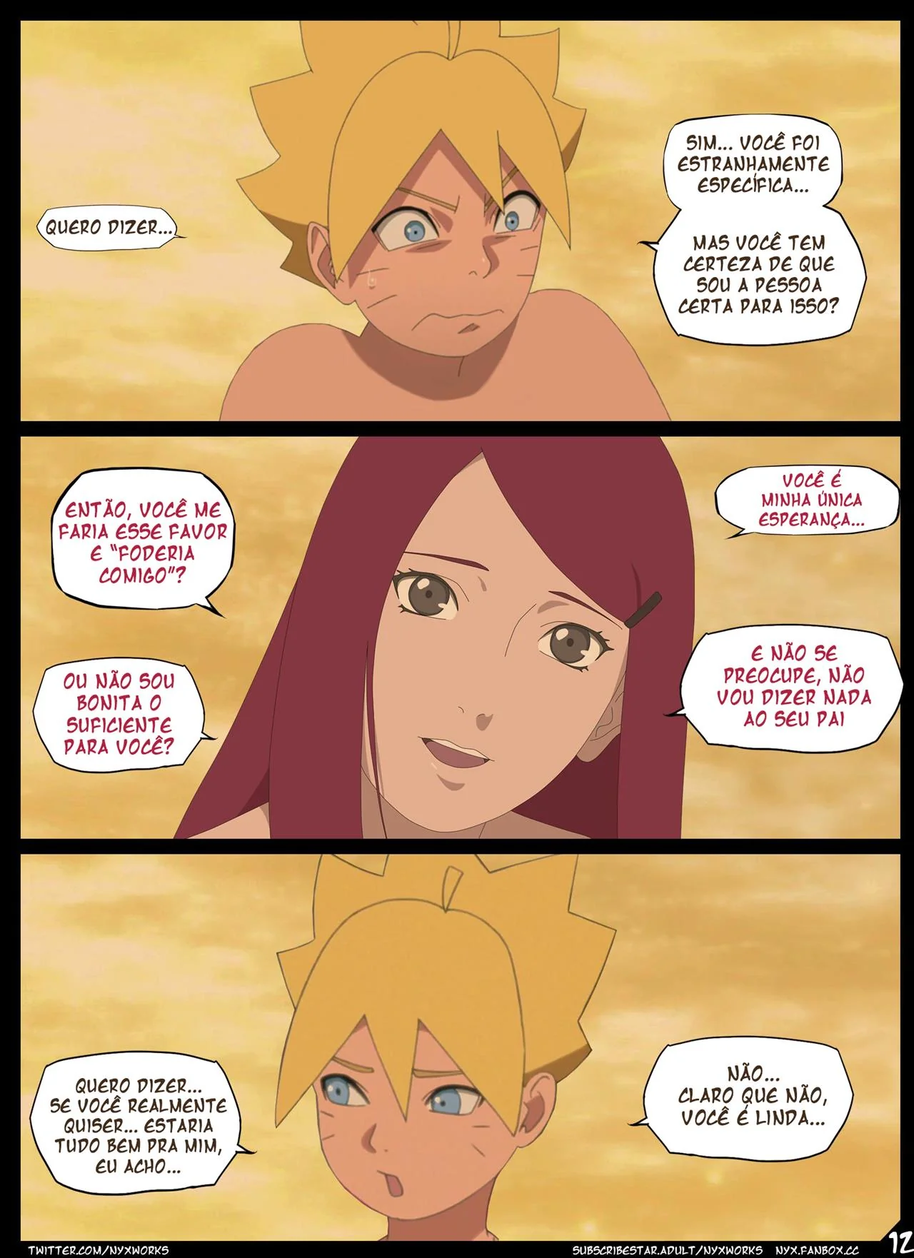 A Mamãe Kushina é uma Putinha Safada