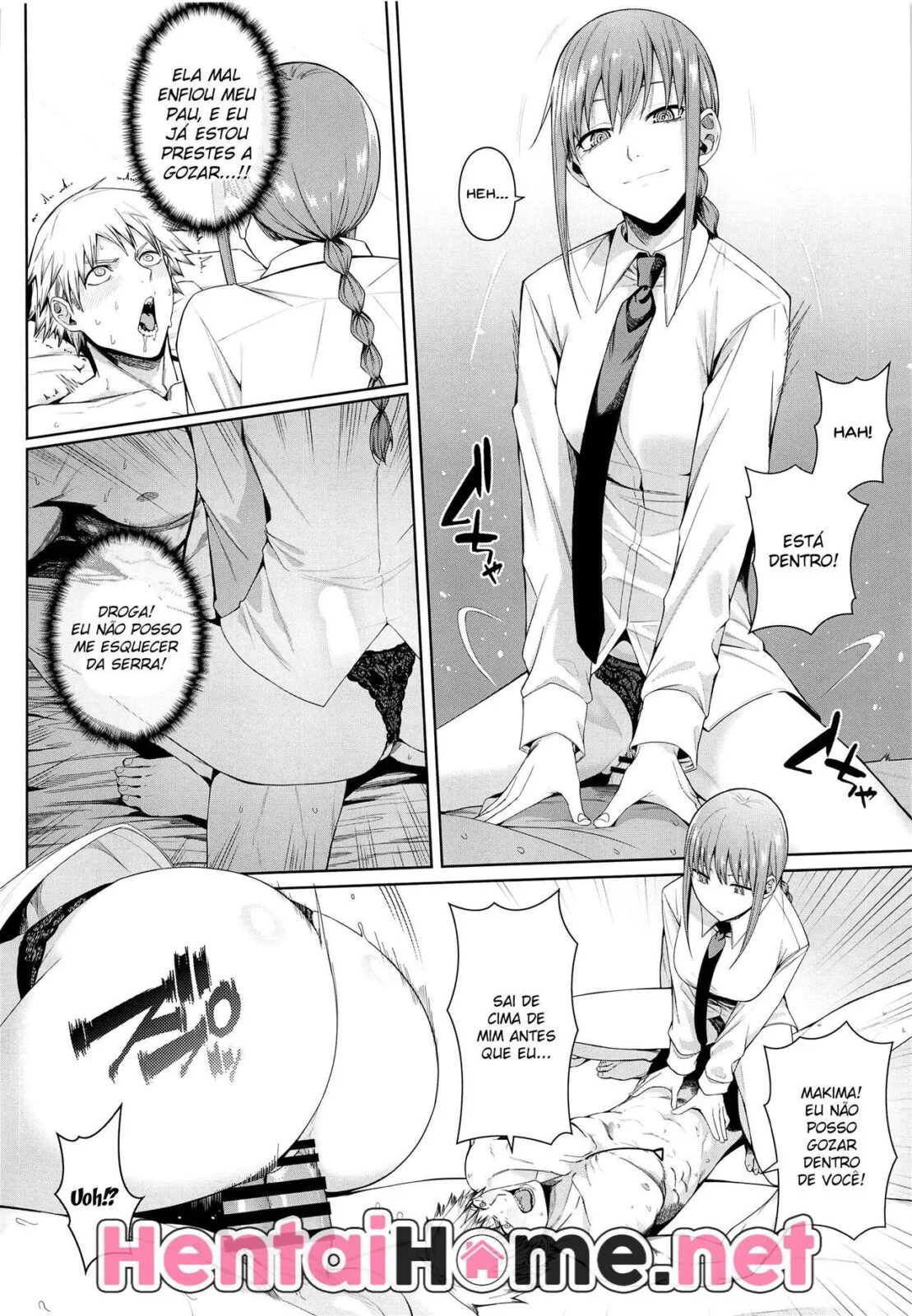 Chainsaw Man: Denji x Makima – Muita putaria em hq de sexo
