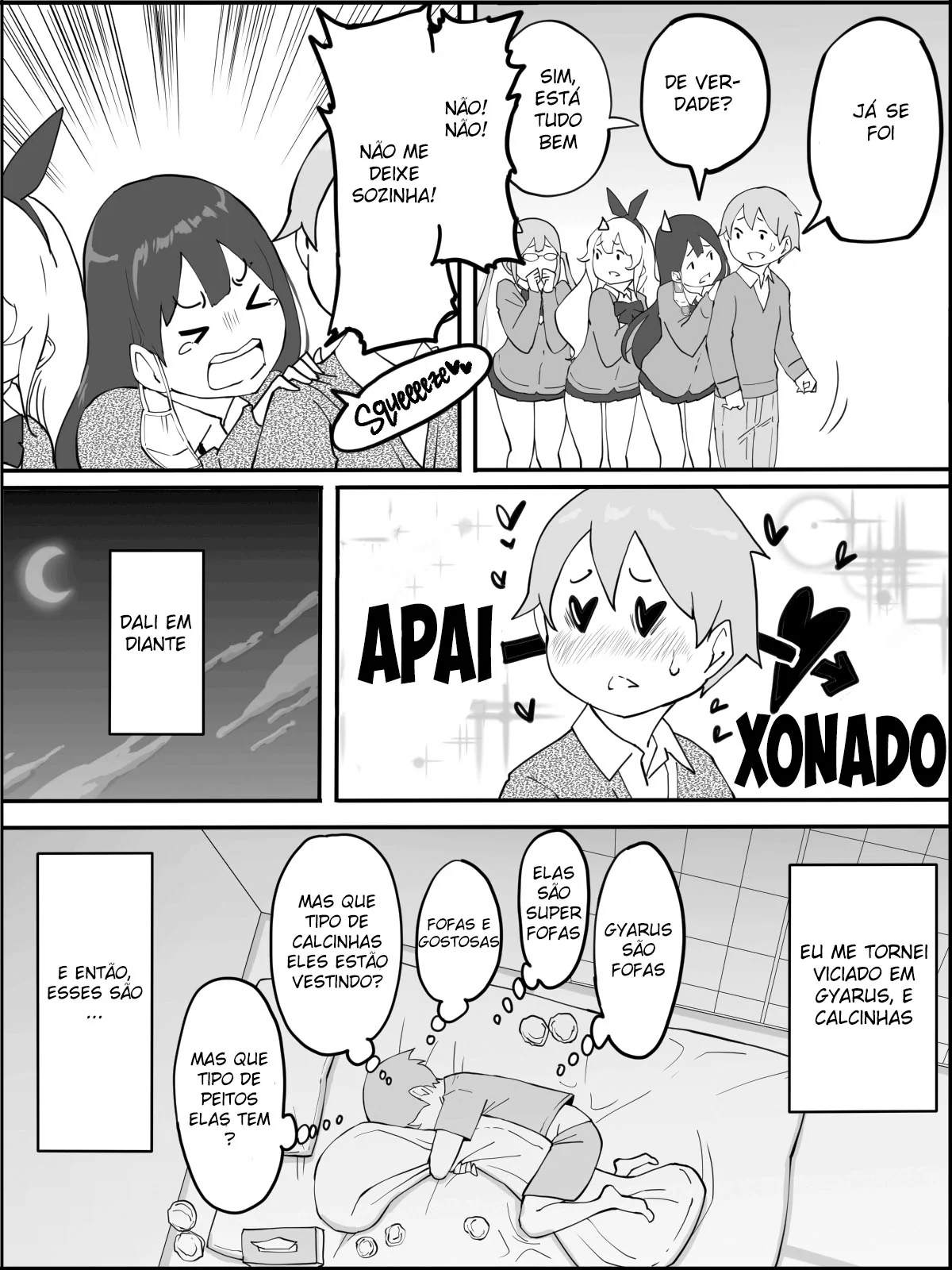 Conquistando um Harém de Piranhas Sedentas por Pica em um Hentai HQ Brasileiro