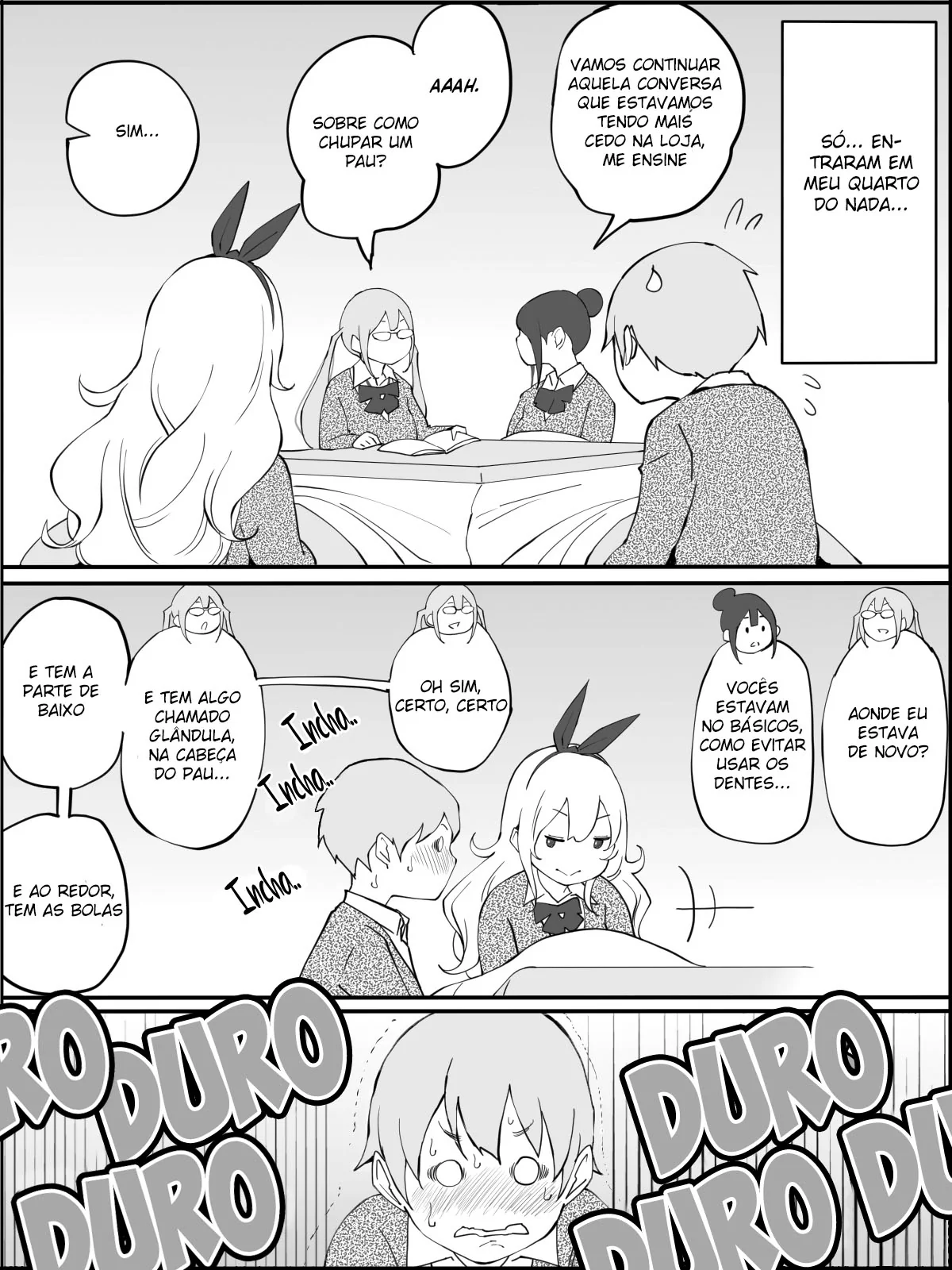 Conquistando um Harém de Piranhas Sedentas por Pica em um Hentai HQ Brasileiro
