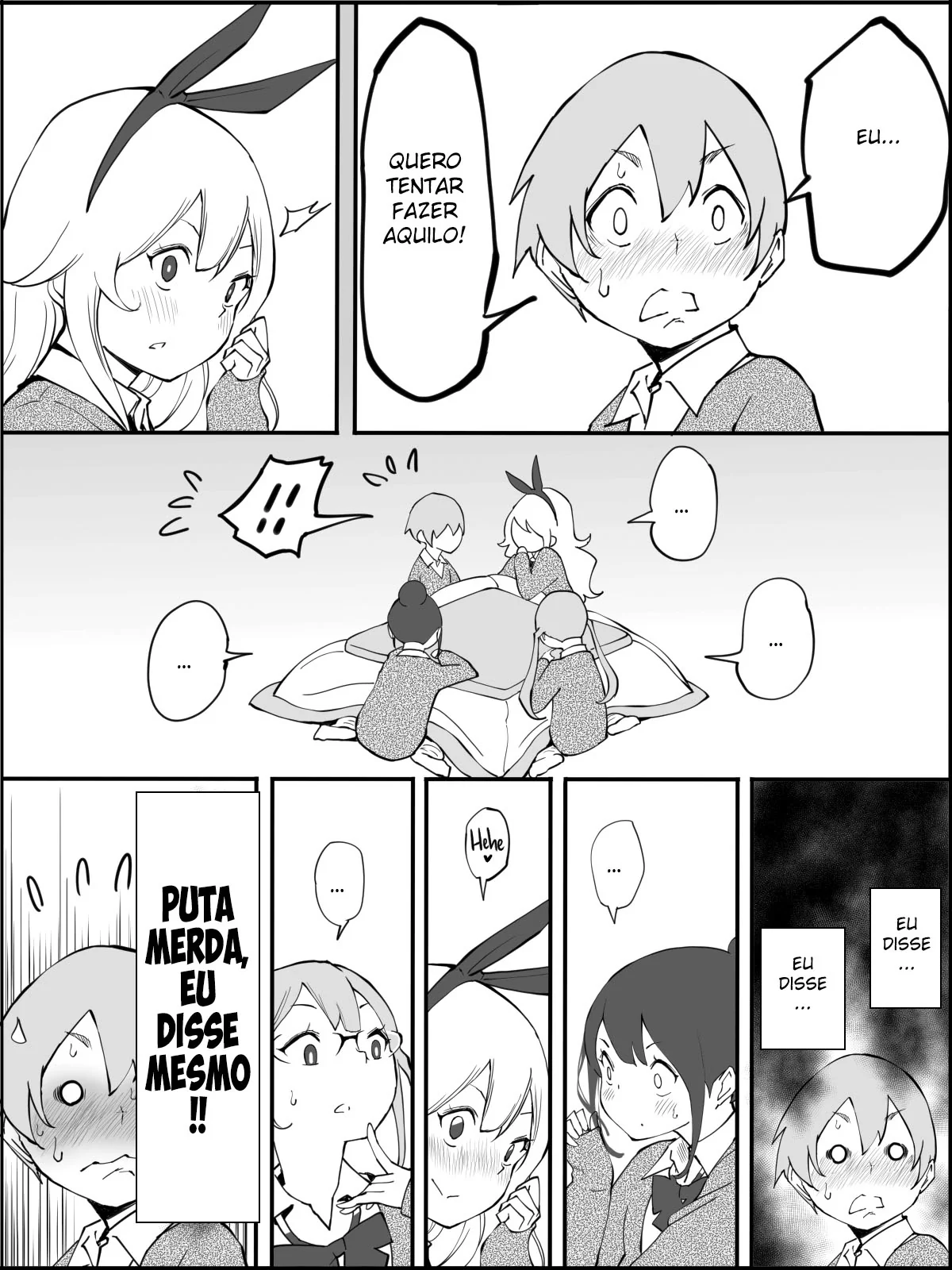 Conquistando um Harém de Piranhas Sedentas por Pica em um Hentai HQ Brasileiro