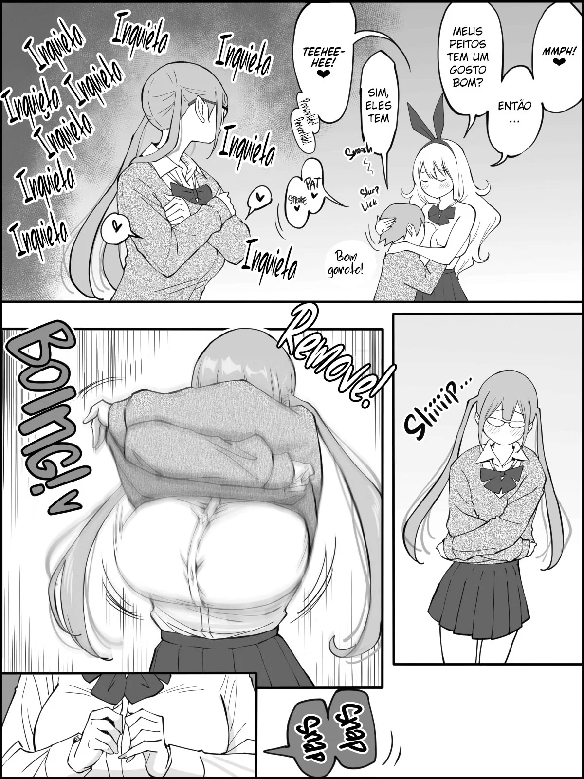 Conquistando um Harém de Piranhas Sedentas por Pica em um Hentai HQ Brasileiro