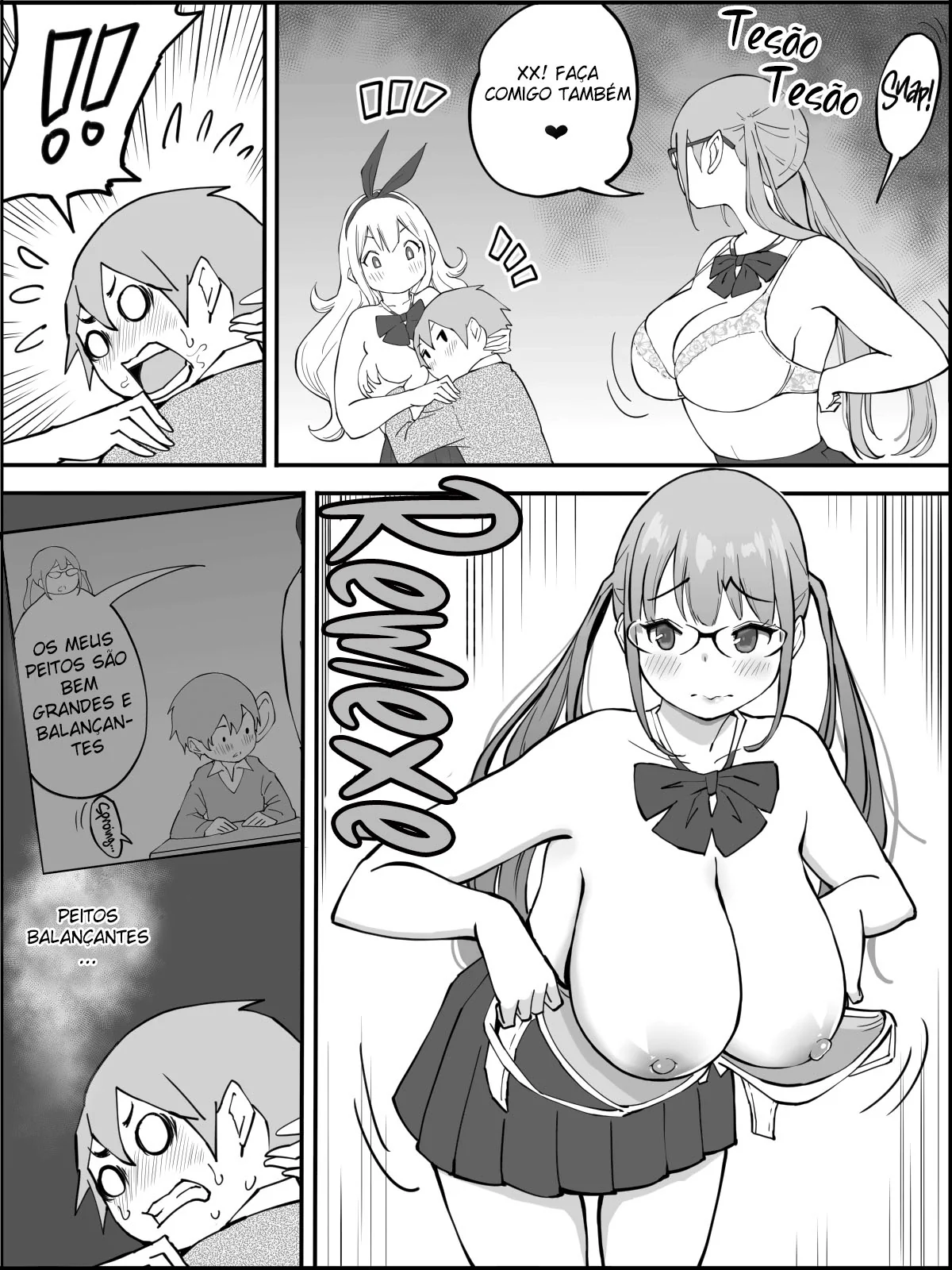 Conquistando um Harém de Piranhas Sedentas por Pica em um Hentai HQ Brasileiro