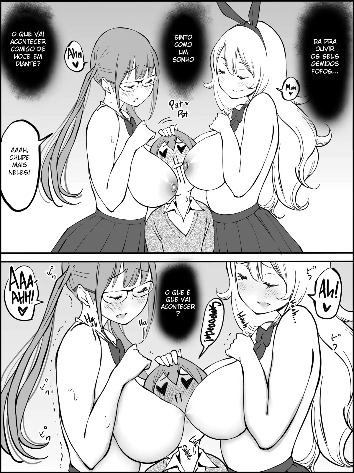 Conquistando um Harém de Piranhas Sedentas por Pica em um Hentai HQ Brasileiro