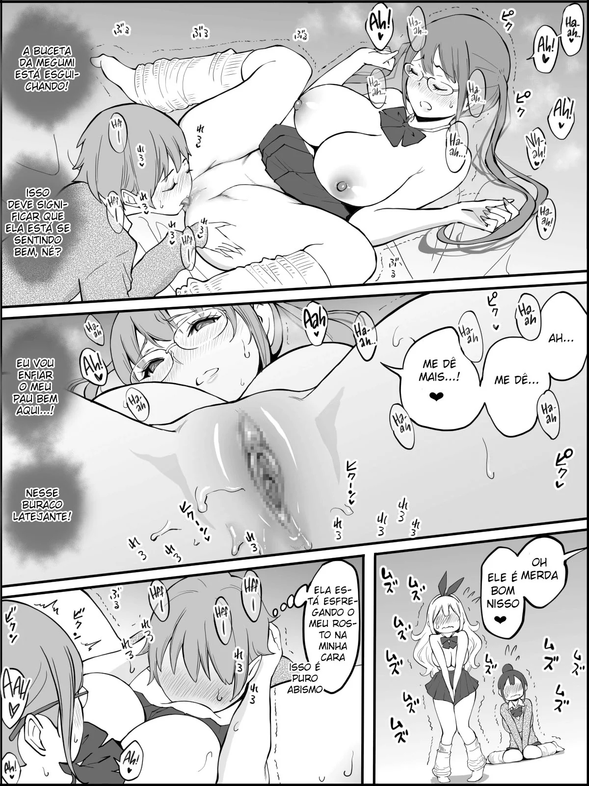Conquistando um Harém de Piranhas Sedentas por Pica em um Hentai HQ Brasileiro