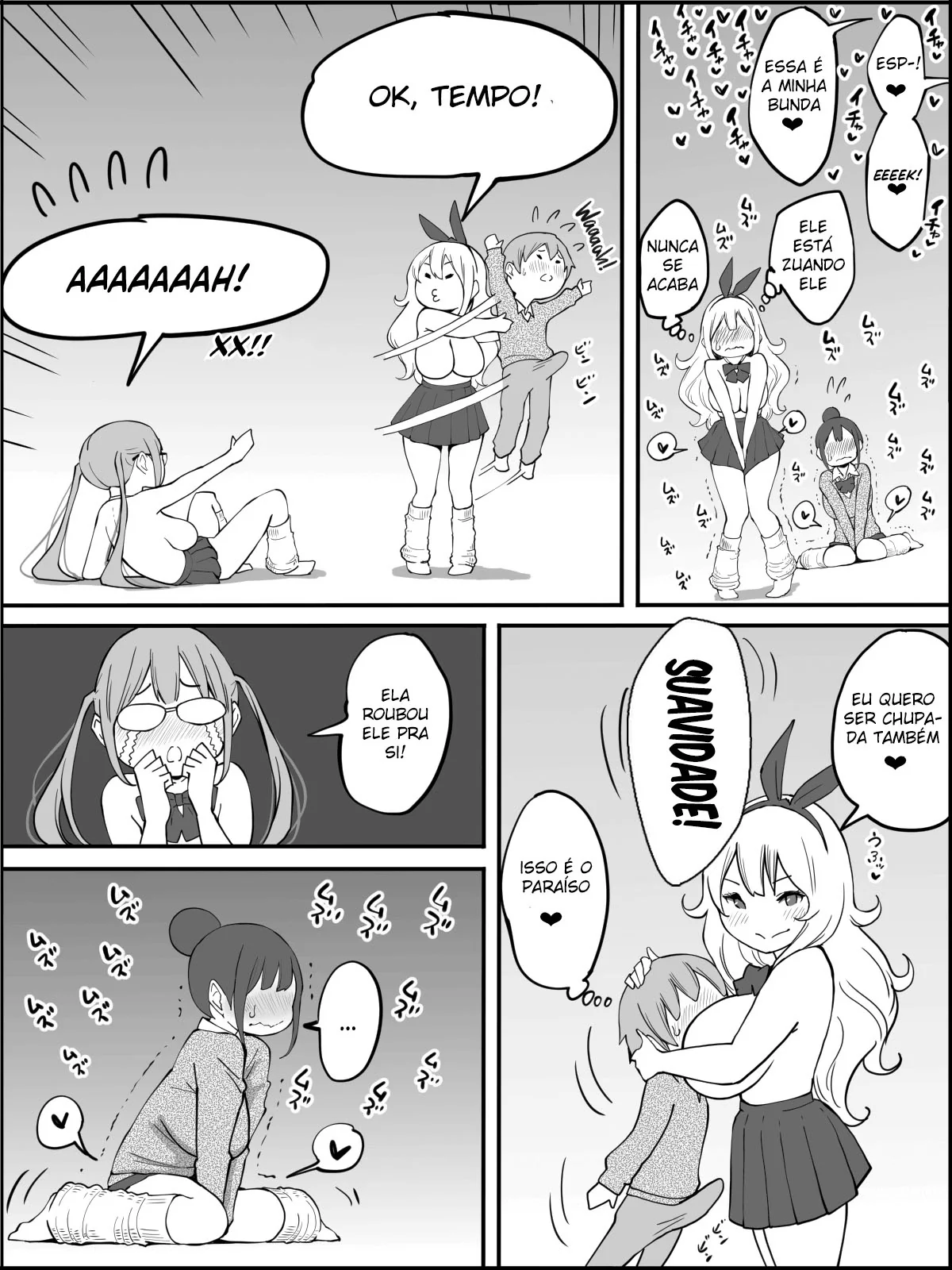 Conquistando um Harém de Piranhas Sedentas por Pica em um Hentai HQ Brasileiro