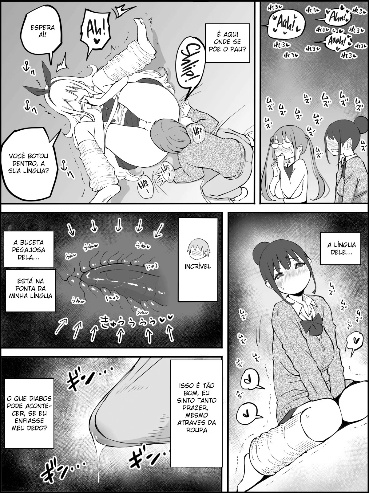 Conquistando um Harém de Piranhas Sedentas por Pica em um Hentai HQ Brasileiro