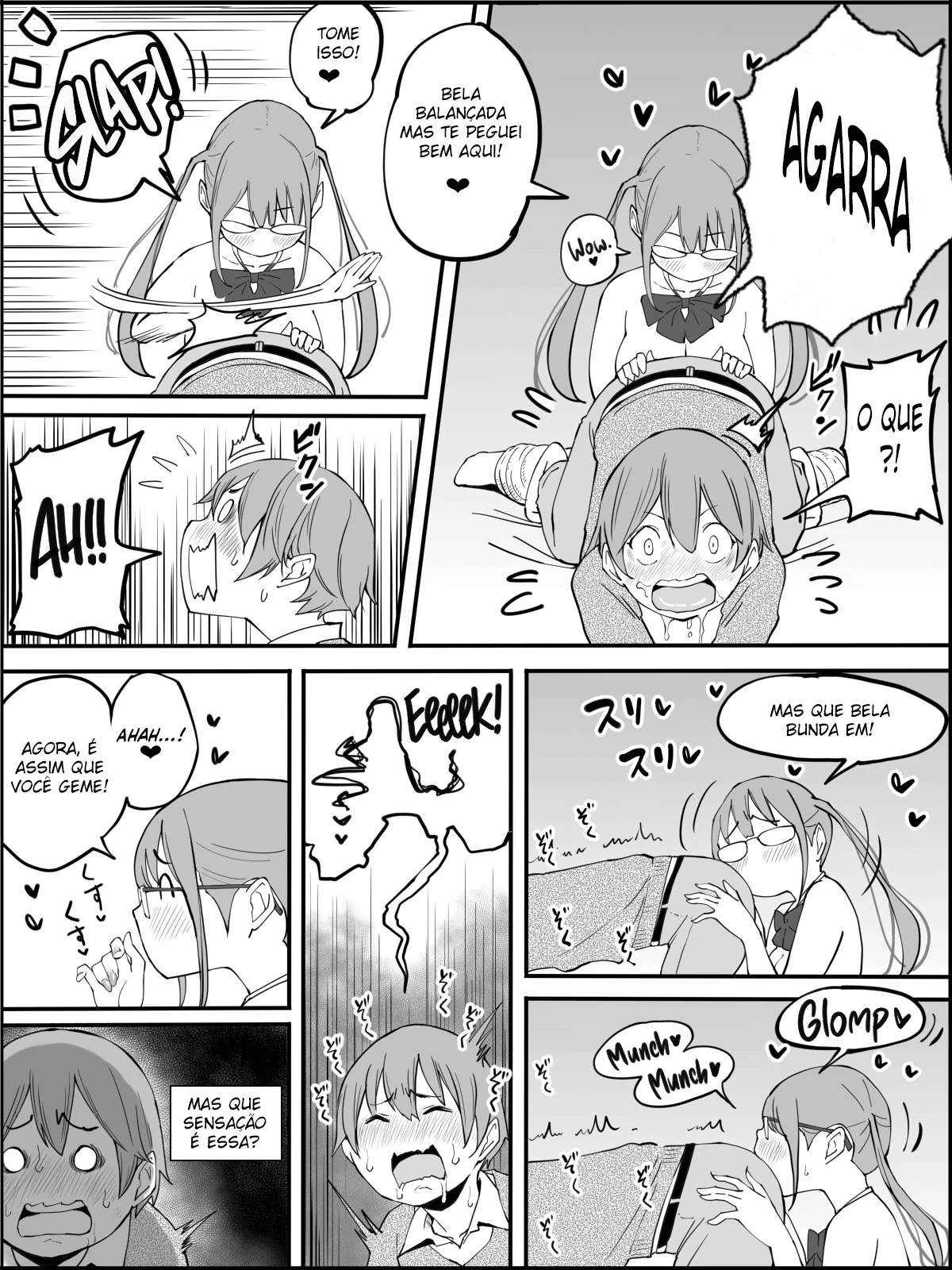 Conquistando um Harém de Piranhas Sedentas por Pica em um Hentai HQ Brasileiro