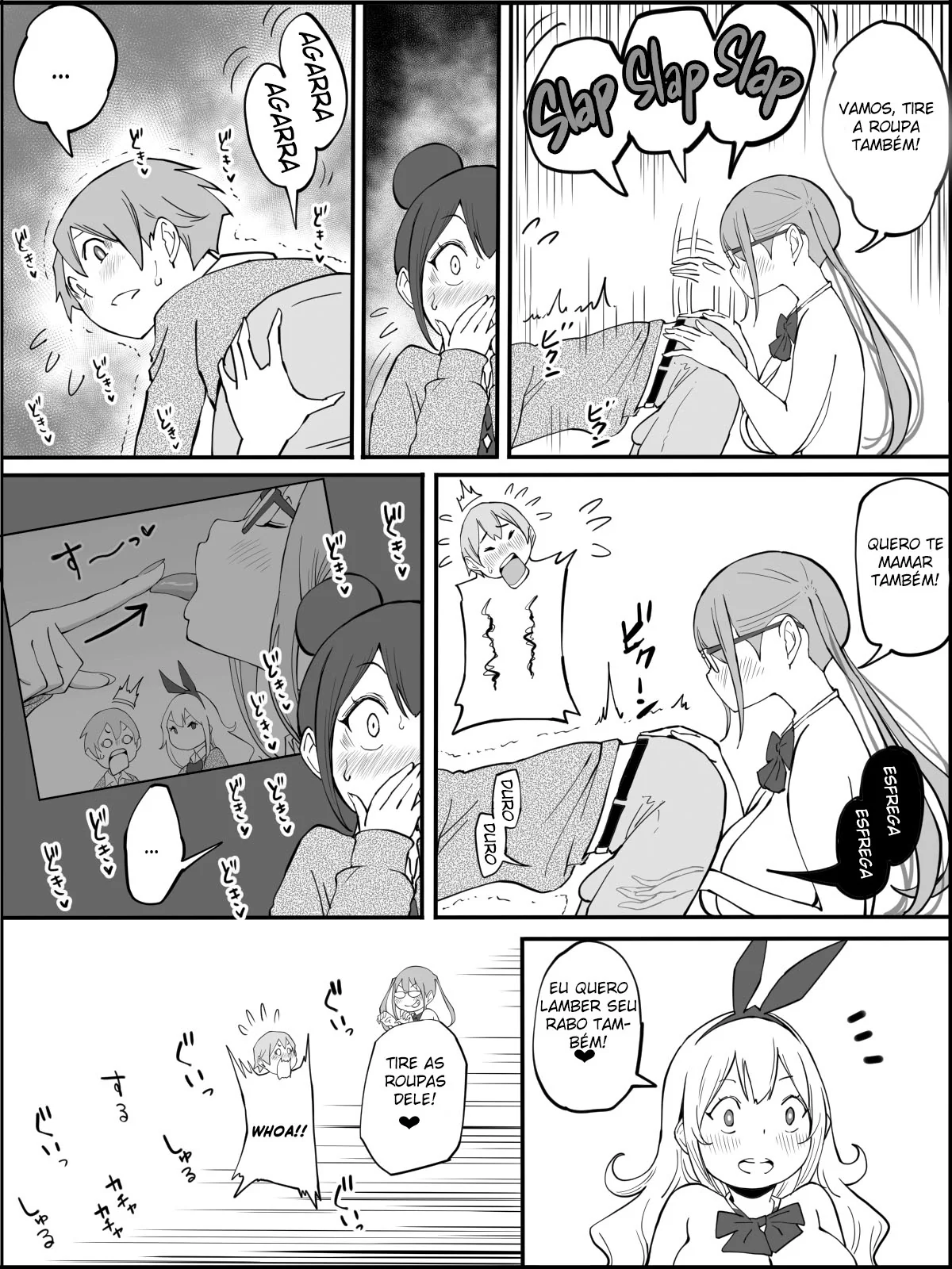 Conquistando um Harém de Piranhas Sedentas por Pica em um Hentai HQ Brasileiro