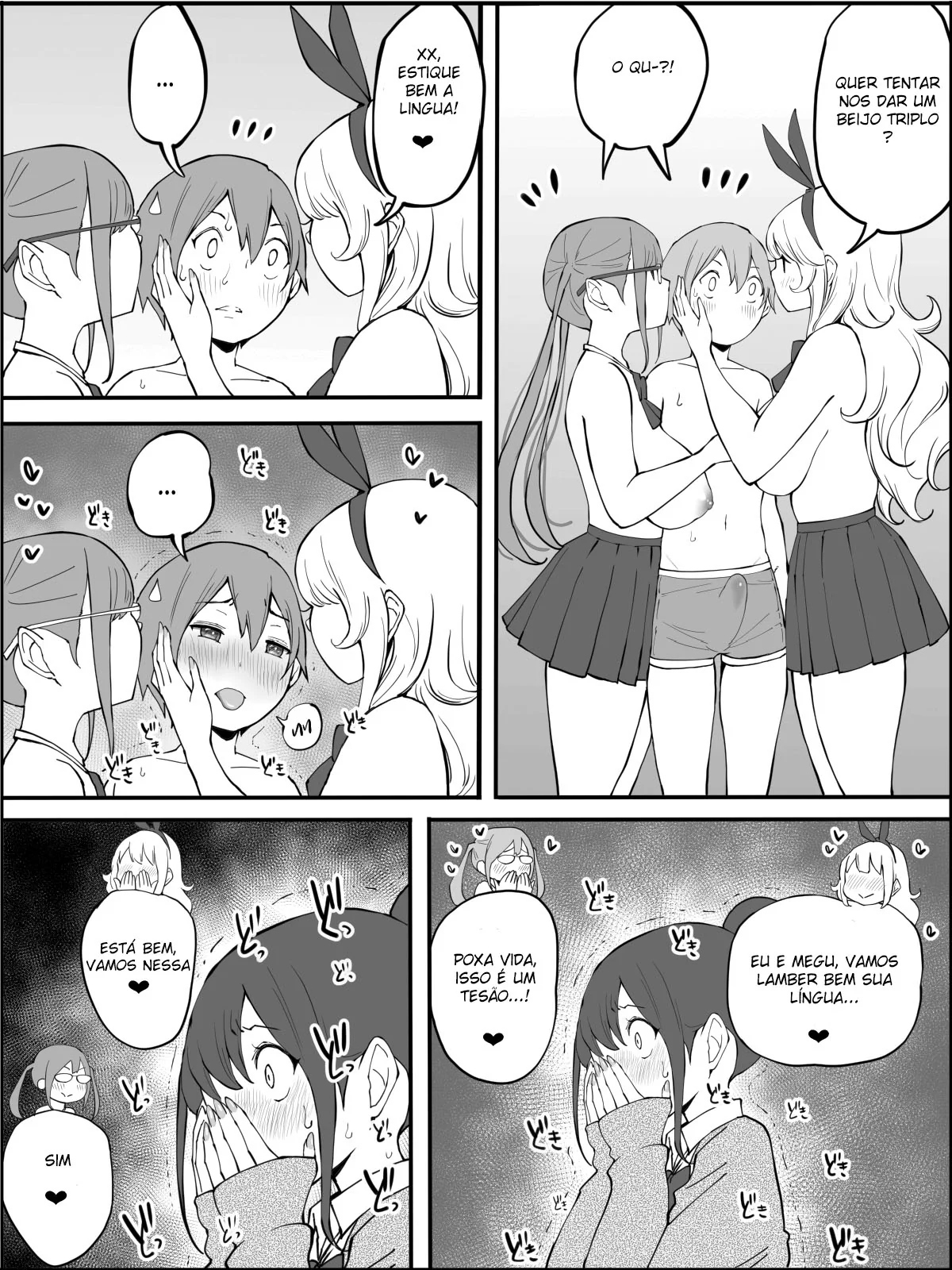 Conquistando um Harém de Piranhas Sedentas por Pica em um Hentai HQ Brasileiro