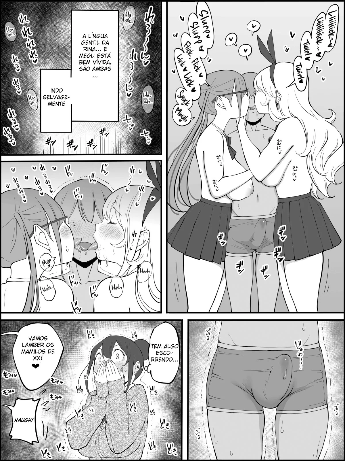 Conquistando um Harém de Piranhas Sedentas por Pica em um Hentai HQ Brasileiro