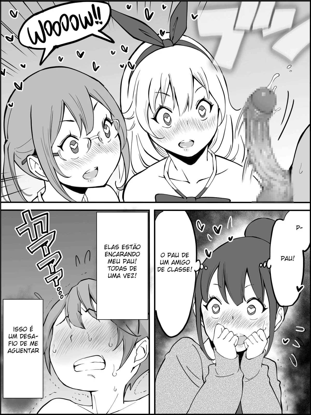 Conquistando um Harém de Piranhas Sedentas por Pica em um Hentai HQ Brasileiro