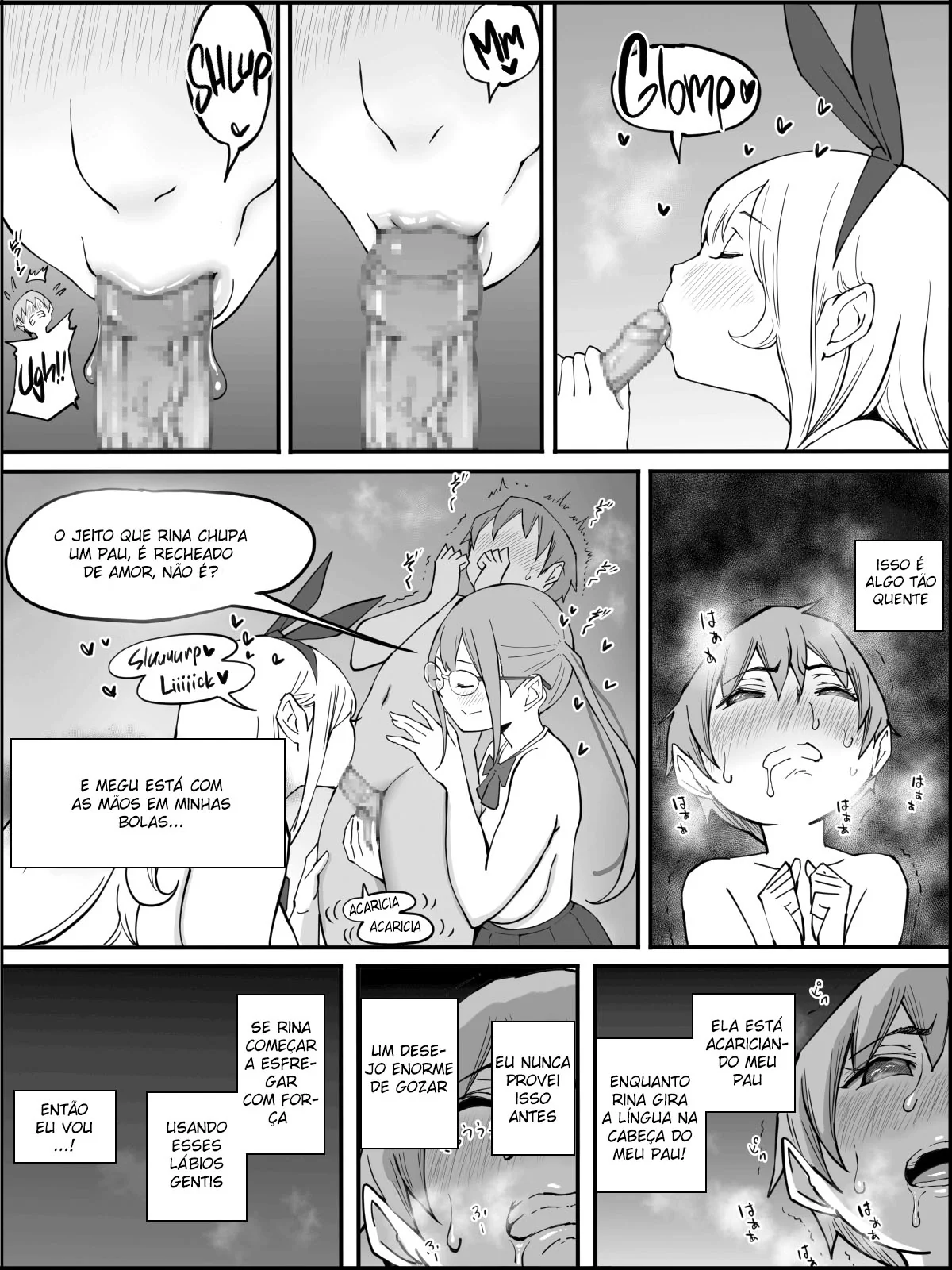 Conquistando um Harém de Piranhas Sedentas por Pica em um Hentai HQ Brasileiro