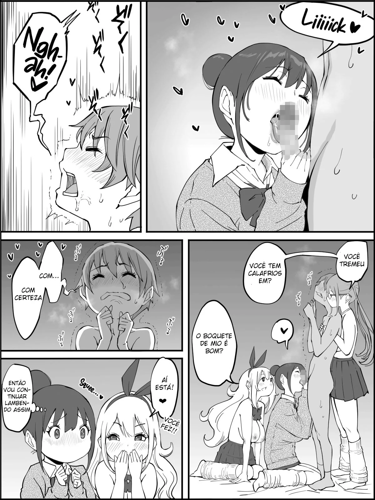 Conquistando um Harém de Piranhas Sedentas por Pica em um Hentai HQ Brasileiro