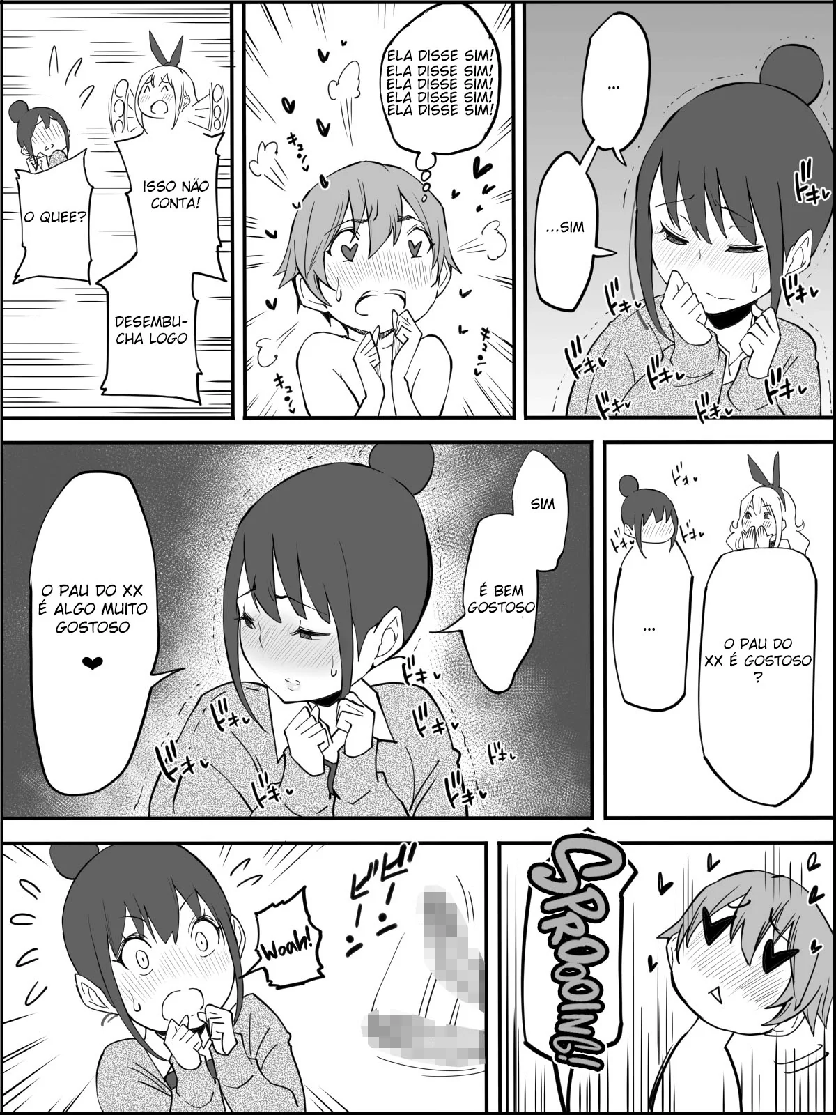 Conquistando um Harém de Piranhas Sedentas por Pica em um Hentai HQ Brasileiro