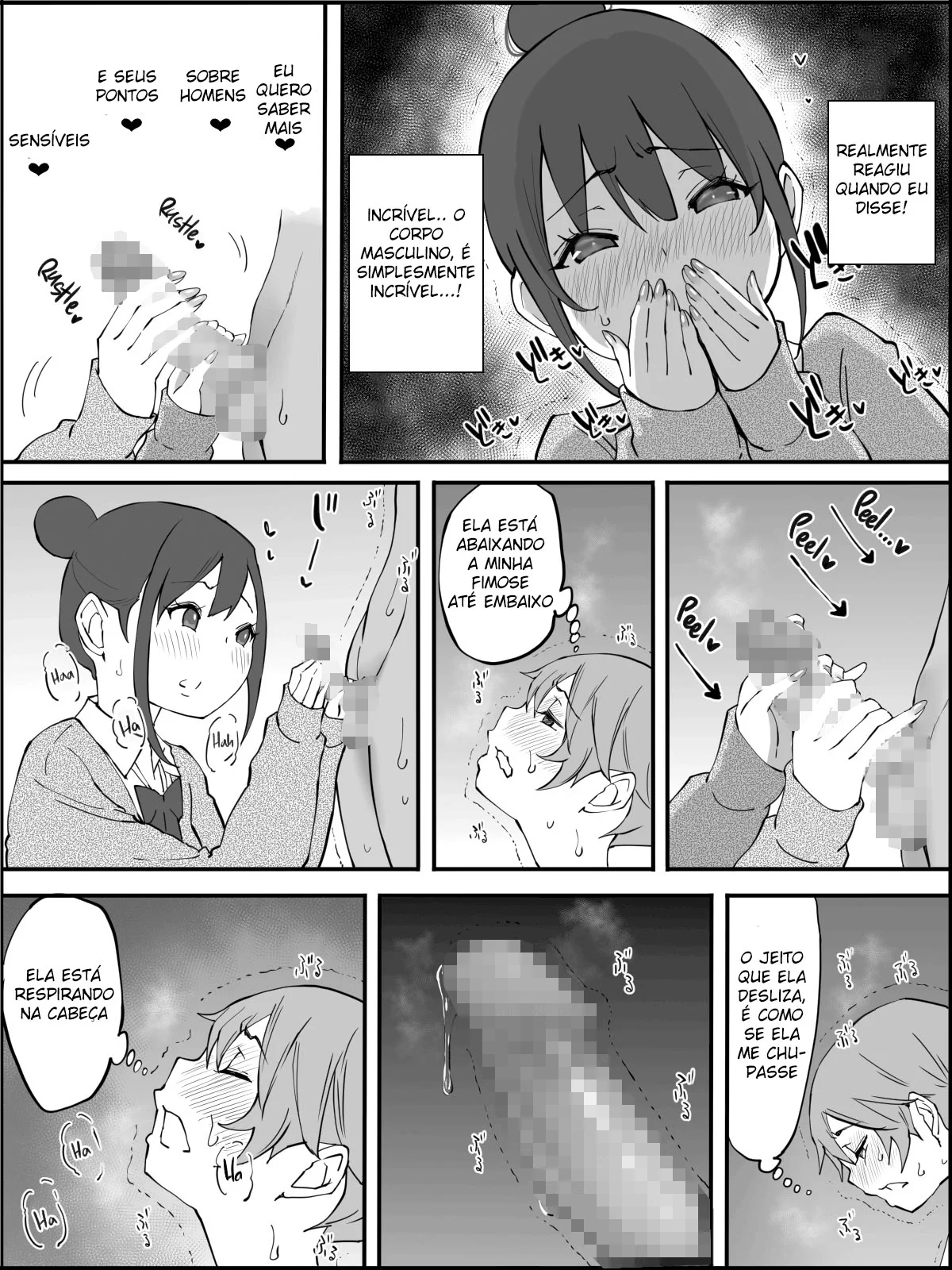 Conquistando um Harém de Piranhas Sedentas por Pica em um Hentai HQ Brasileiro