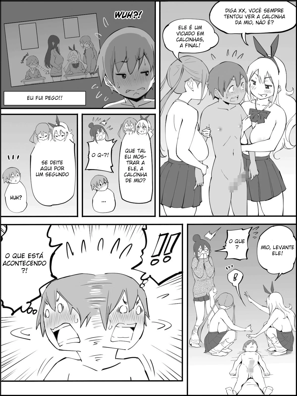 Conquistando um Harém de Piranhas Sedentas por Pica em um Hentai HQ Brasileiro