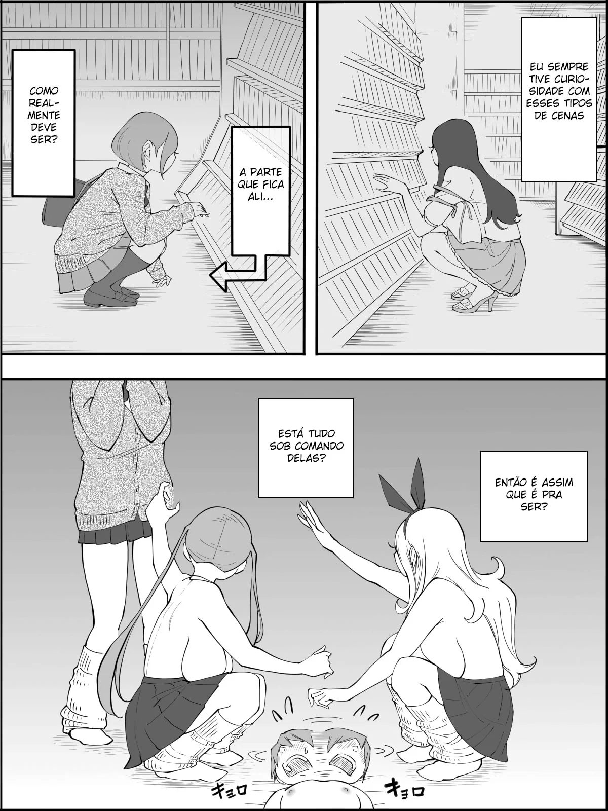 Conquistando um Harém de Piranhas Sedentas por Pica em um Hentai HQ Brasileiro