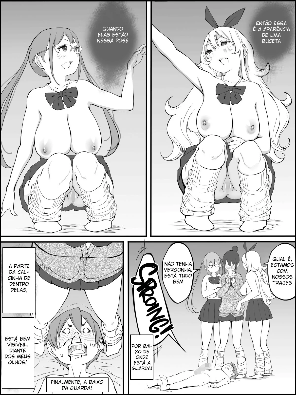 Conquistando um Harém de Piranhas Sedentas por Pica em um Hentai HQ Brasileiro