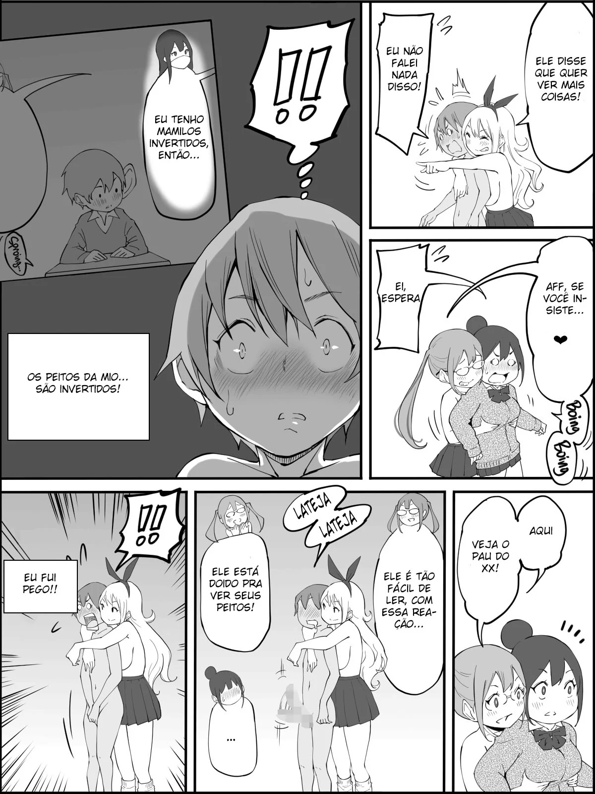 Conquistando um Harém de Piranhas Sedentas por Pica em um Hentai HQ Brasileiro