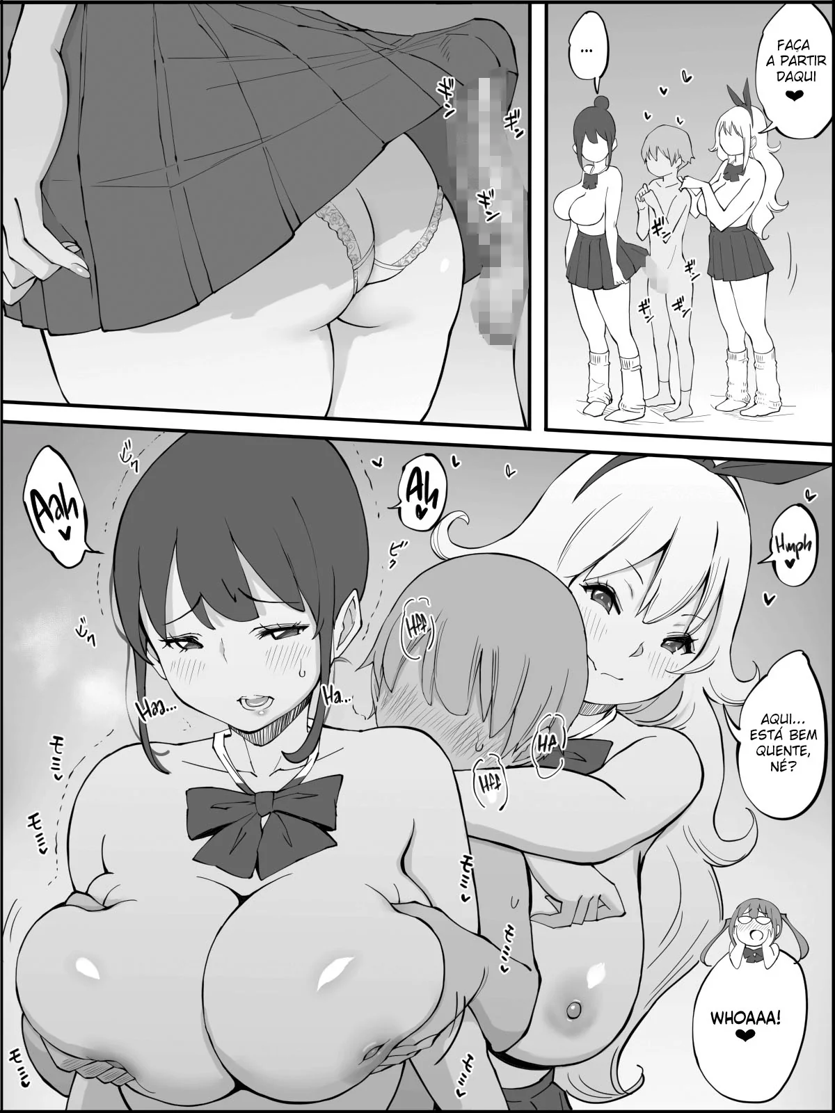 Conquistando um Harém de Piranhas Sedentas por Pica em um Hentai HQ Brasileiro