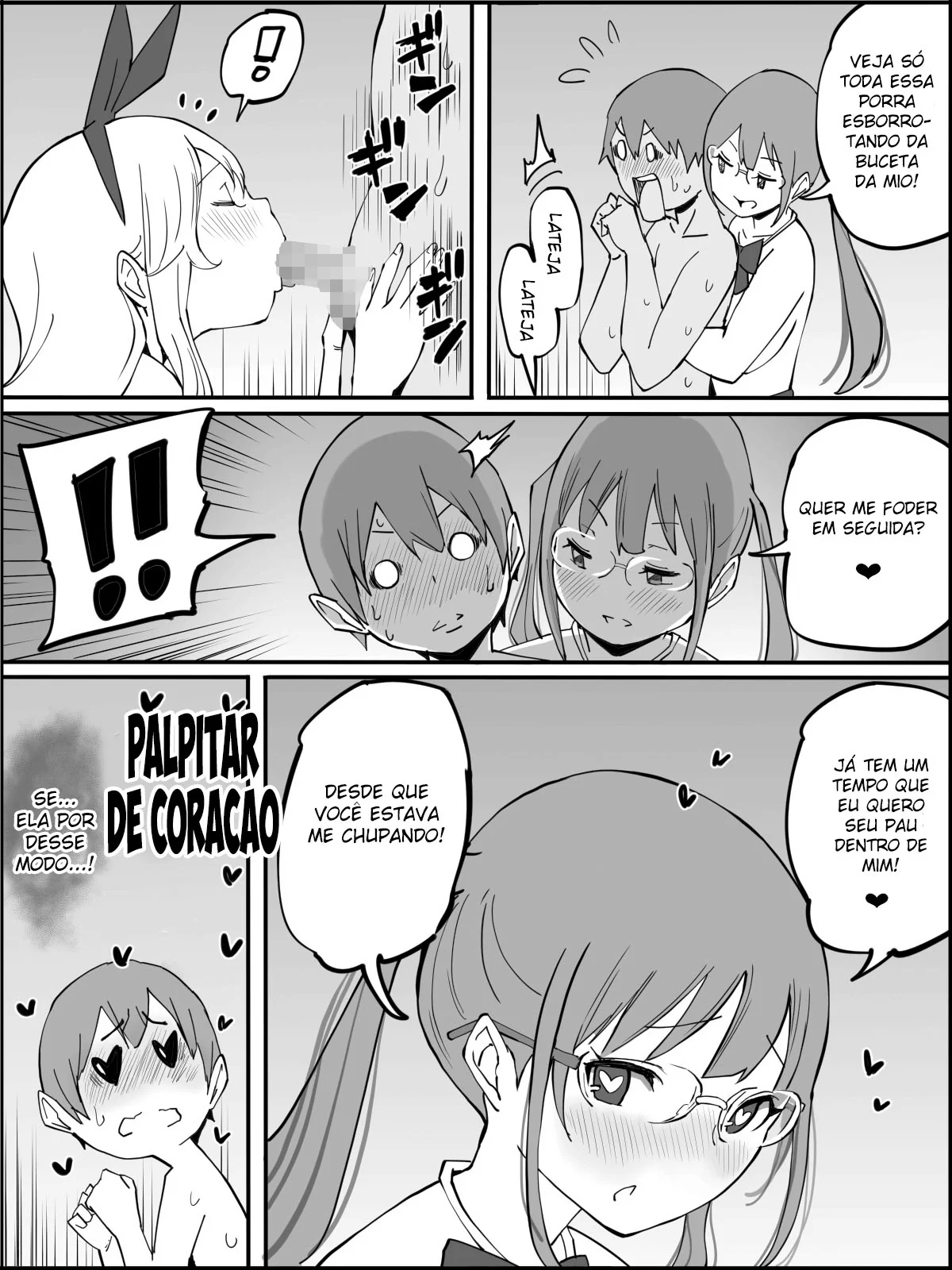Conquistando um Harém de Piranhas Sedentas por Pica em um Hentai HQ Brasileiro