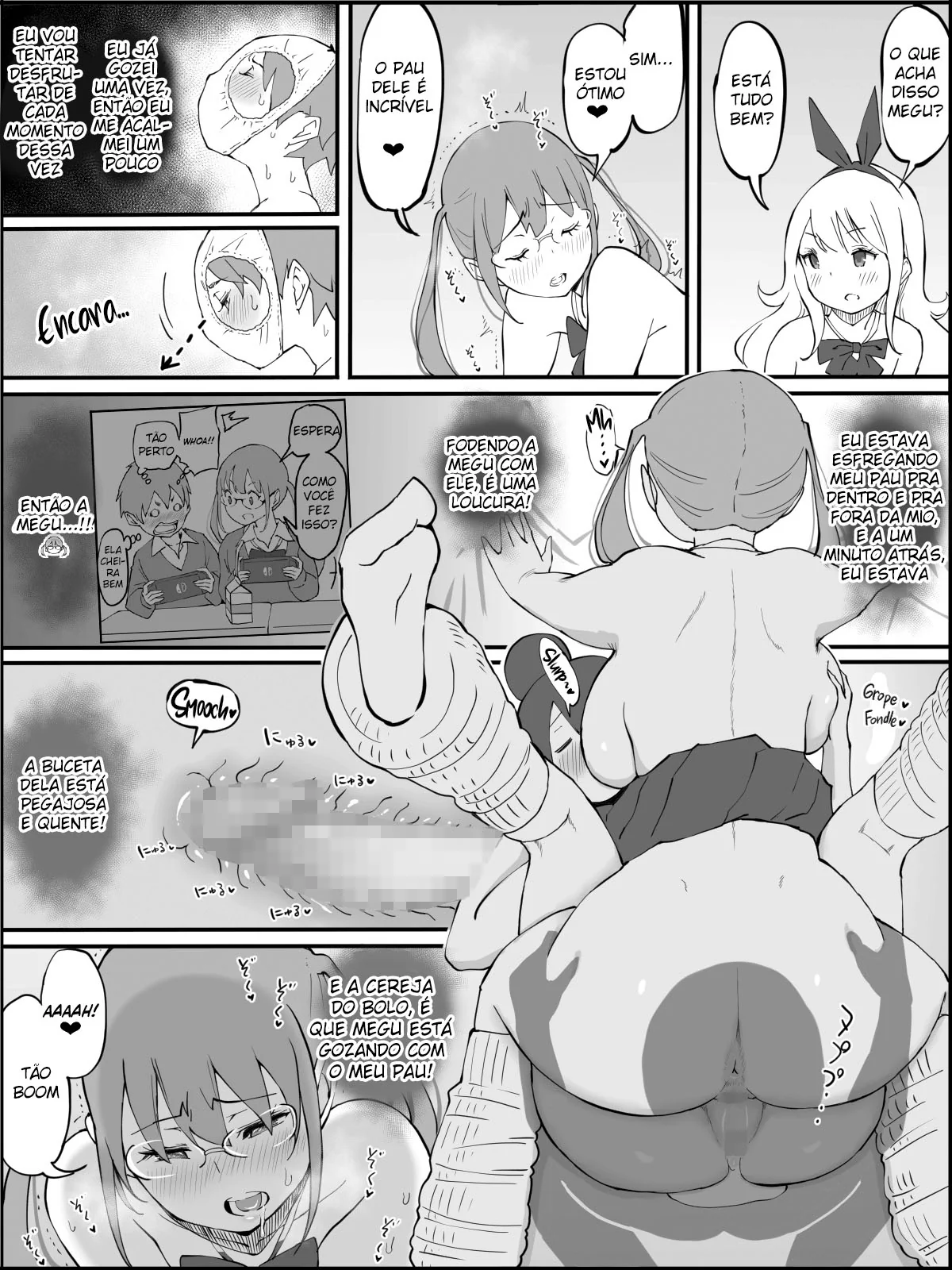 Conquistando um Harém de Piranhas Sedentas por Pica em um Hentai HQ Brasileiro