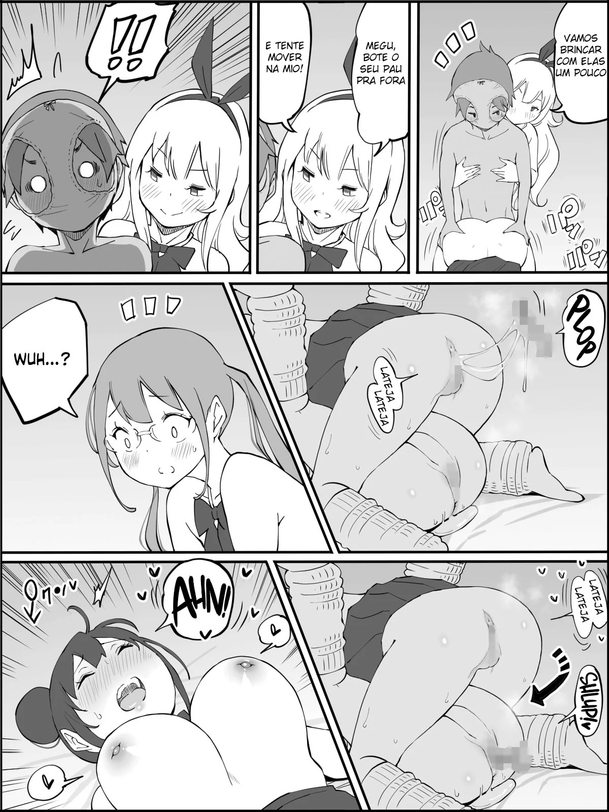 Conquistando um Harém de Piranhas Sedentas por Pica em um Hentai HQ Brasileiro