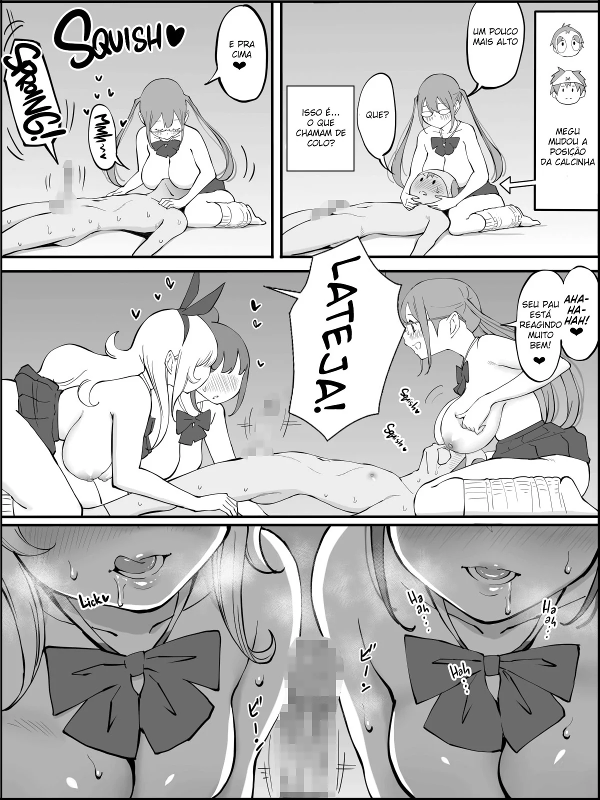 Conquistando um Harém de Piranhas Sedentas por Pica em um Hentai HQ Brasileiro