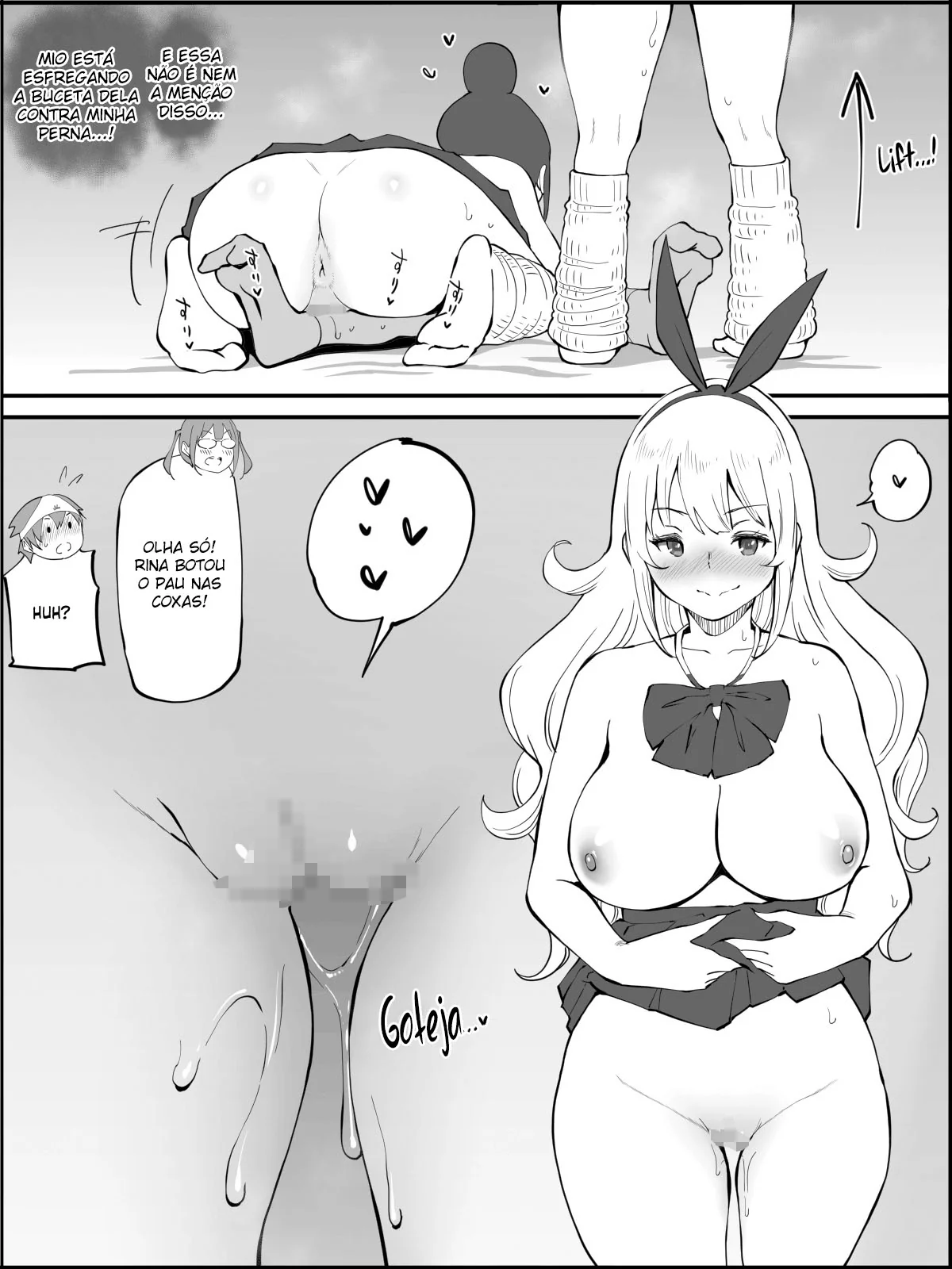 Conquistando um Harém de Piranhas Sedentas por Pica em um Hentai HQ Brasileiro