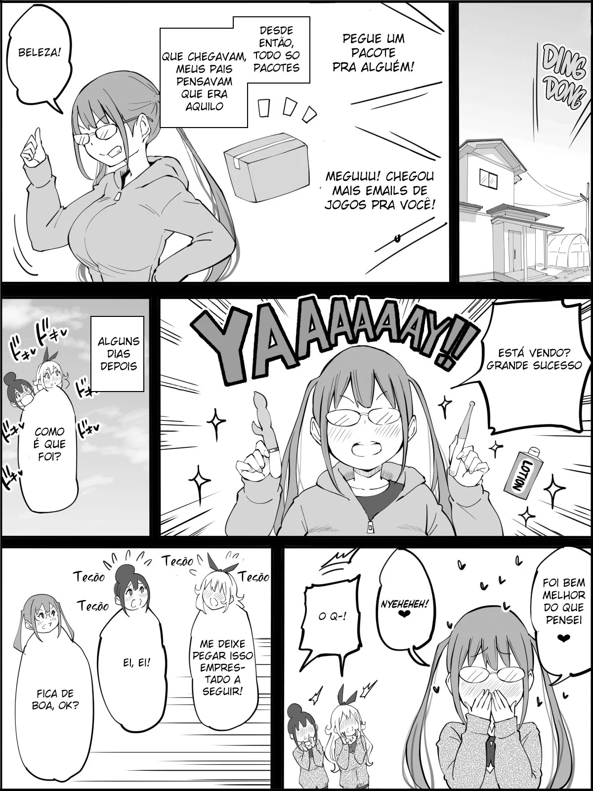Conquistando um Harém de Piranhas Sedentas por Pica em um Hentai HQ Brasileiro