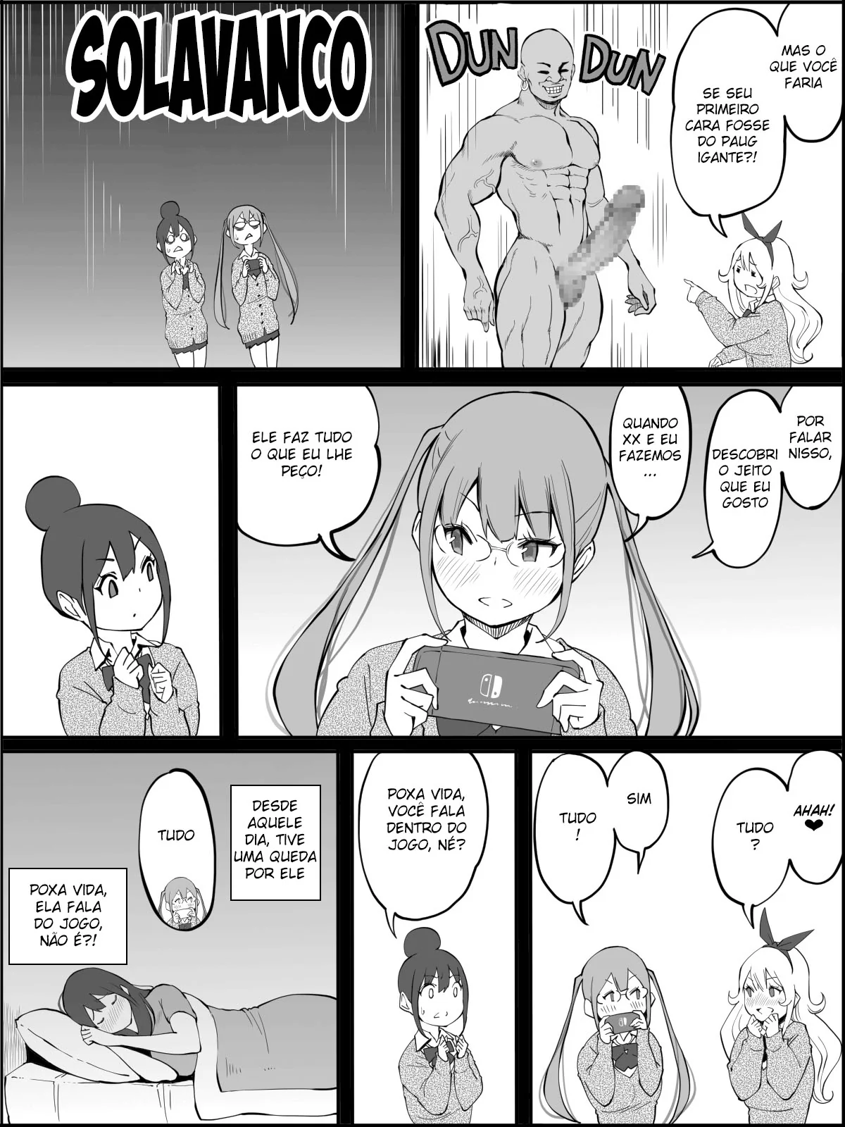 Conquistando um Harém de Piranhas Sedentas por Pica em um Hentai HQ Brasileiro