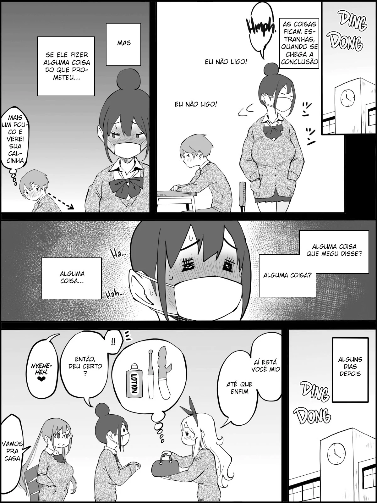 Conquistando um Harém de Piranhas Sedentas por Pica em um Hentai HQ Brasileiro