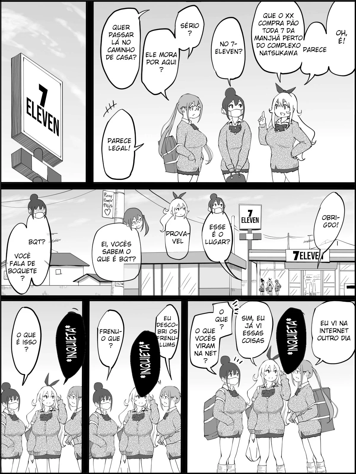Conquistando um Harém de Piranhas Sedentas por Pica em um Hentai HQ Brasileiro