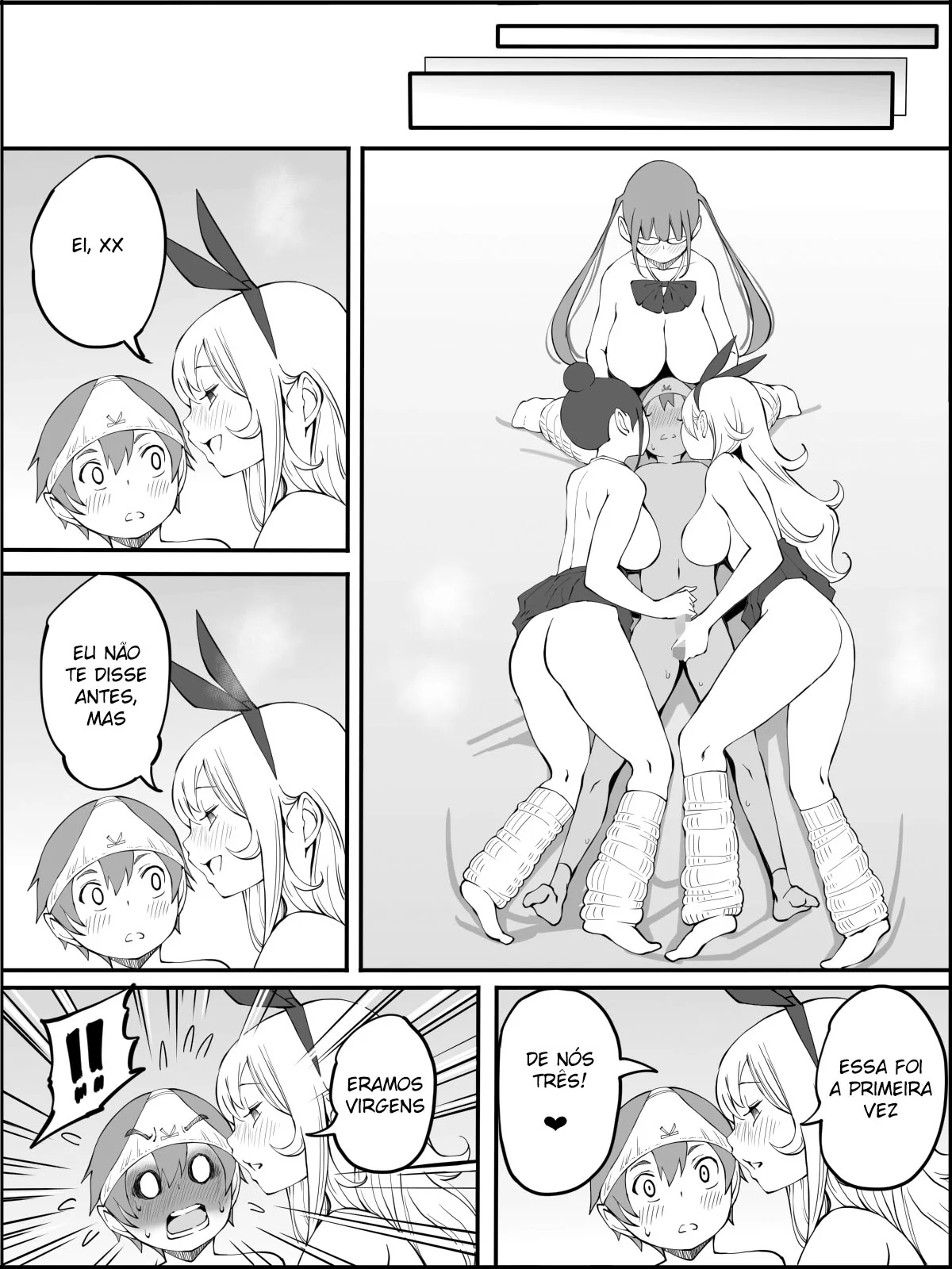 Conquistando um Harém de Piranhas Sedentas por Pica em um Hentai HQ Brasileiro