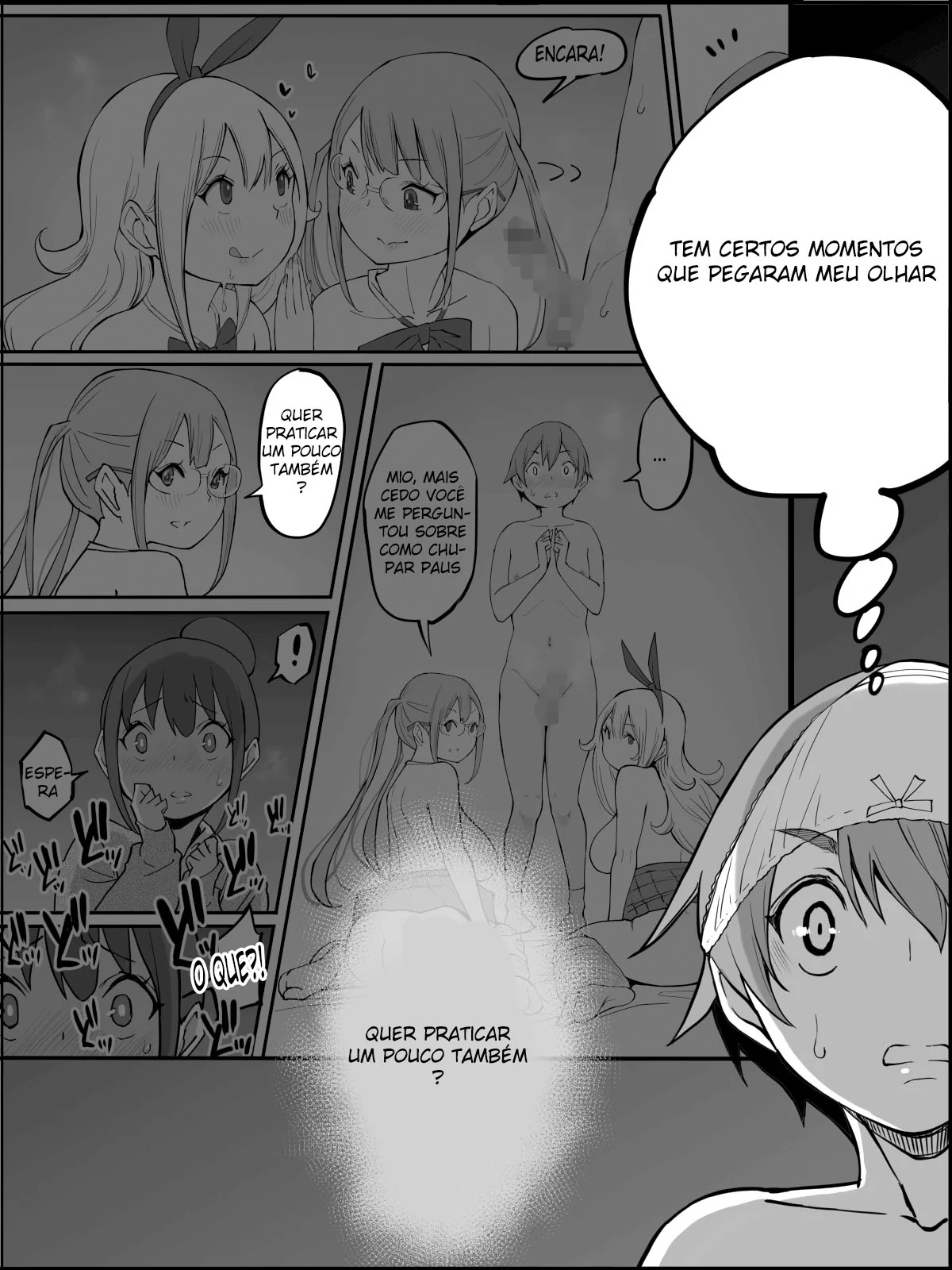 Conquistando um Harém de Piranhas Sedentas por Pica em um Hentai HQ Brasileiro