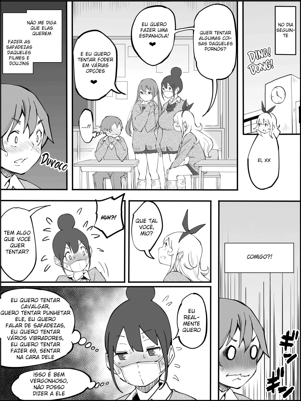 Conquistando um Harém de Piranhas Sedentas por Pica em um Hentai HQ Brasileiro